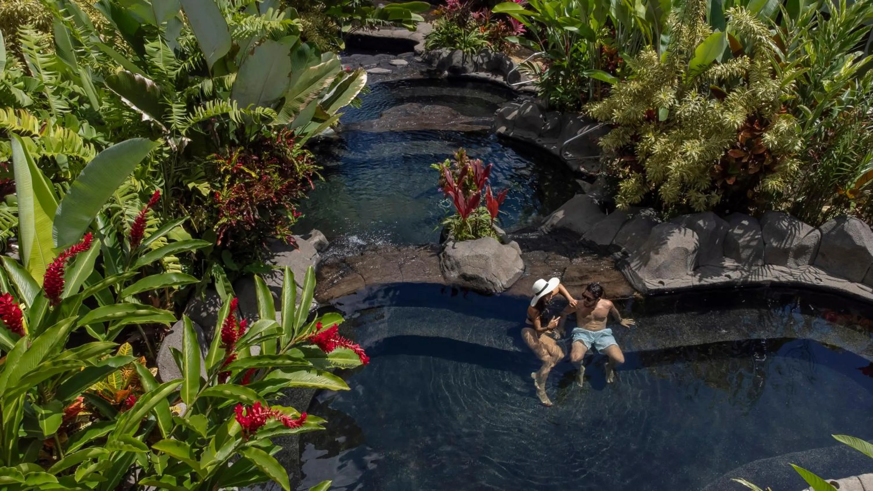 Hot Spring Bath in Hotel Arenal Kioro Suites & Spa