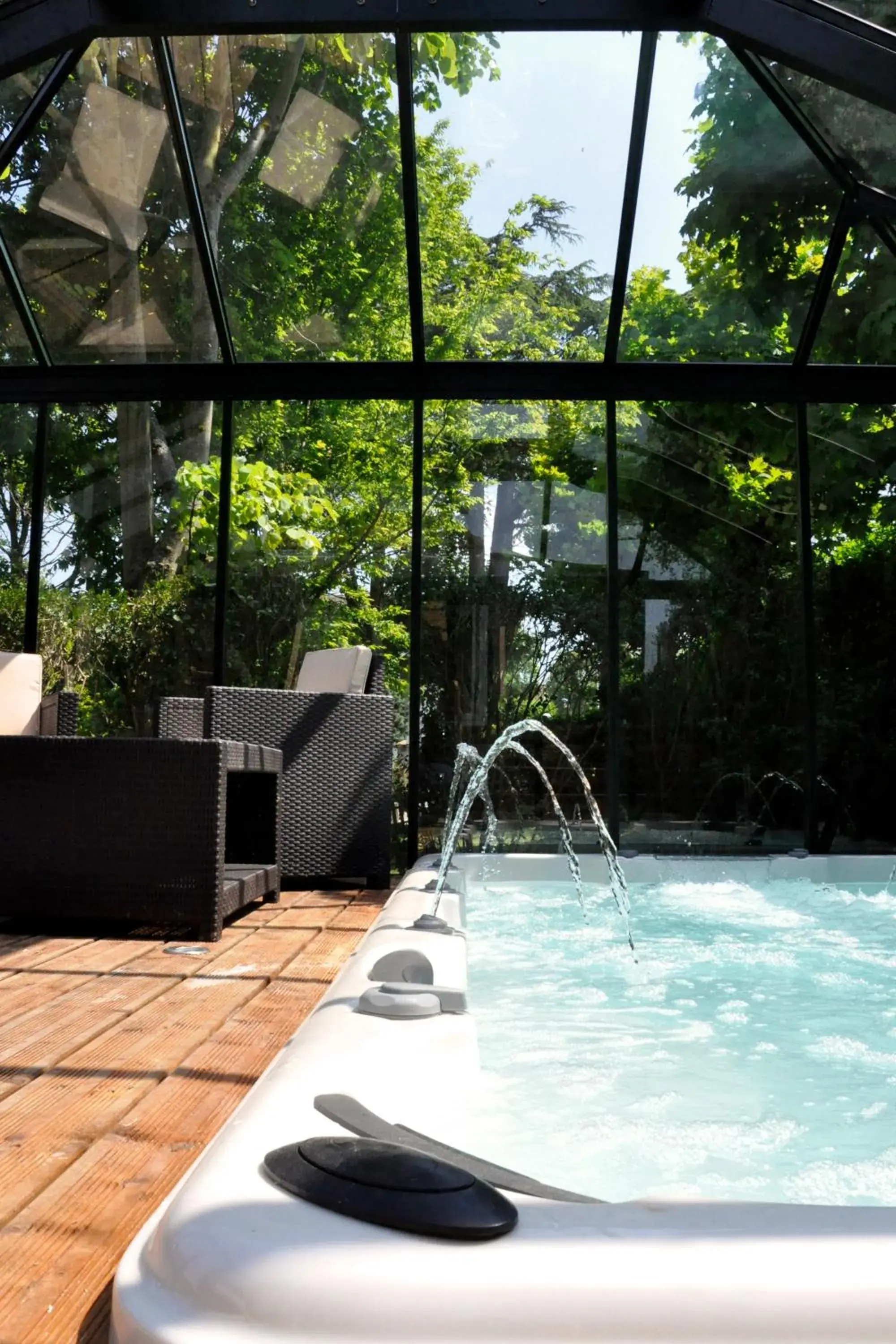 Spa and wellness centre/facilities in Hostellerie et SPA de la Vieille Ferme Spa and wellness centre/facilities in Hostellerie et SPA de la Vieille Ferme