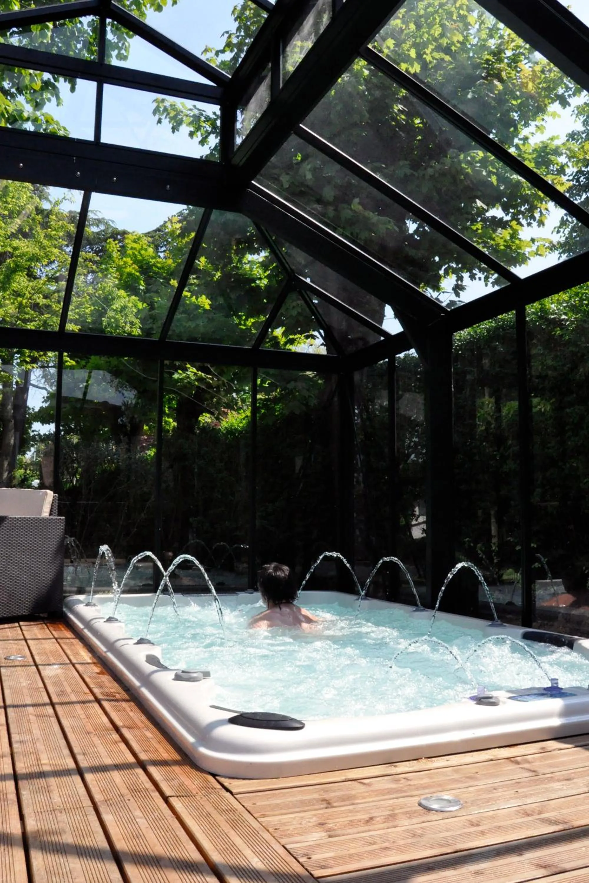 Spa and wellness centre/facilities in Hostellerie et SPA de la Vieille Ferme