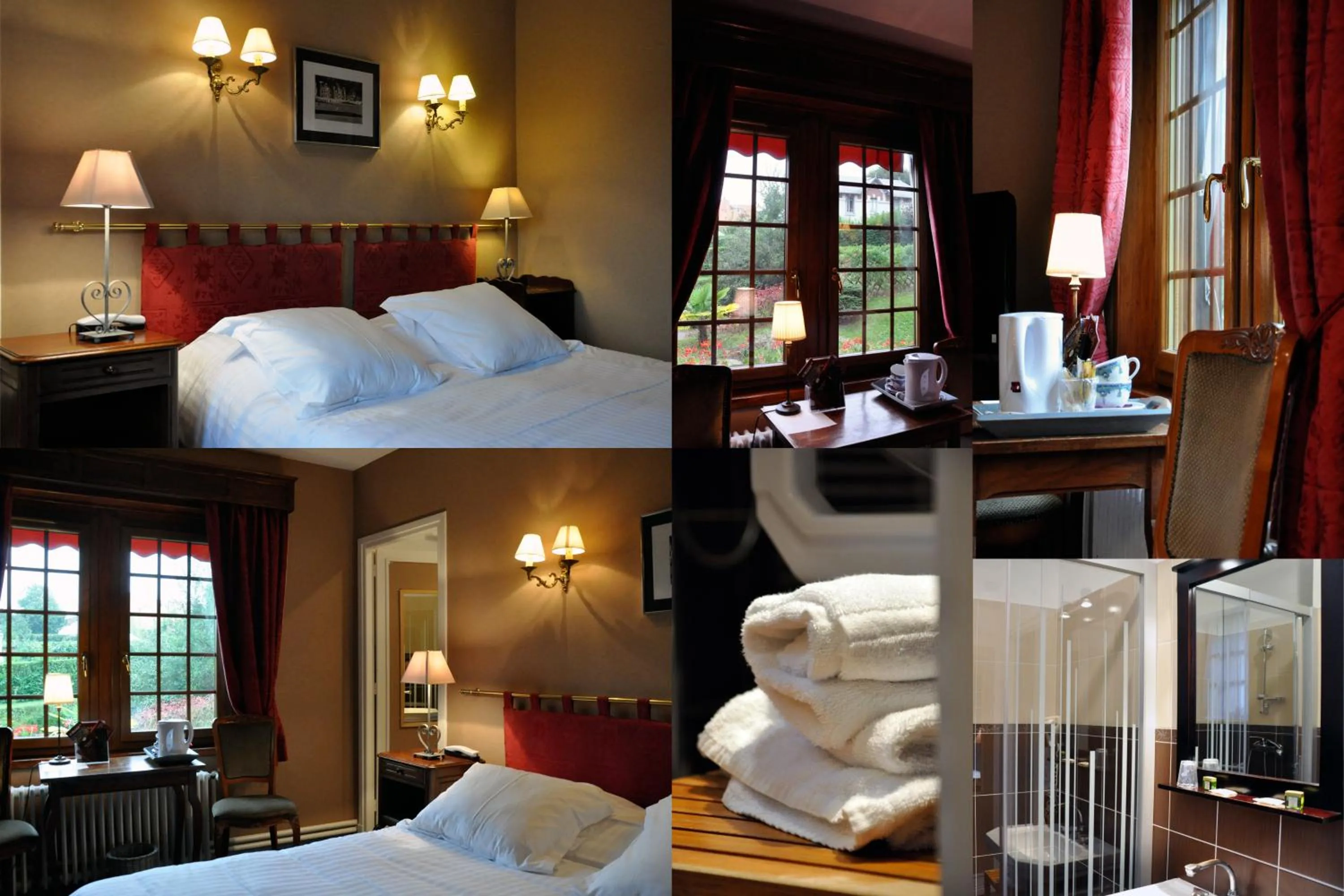 Bedroom, Bed in Hostellerie et SPA de la Vieille Ferme