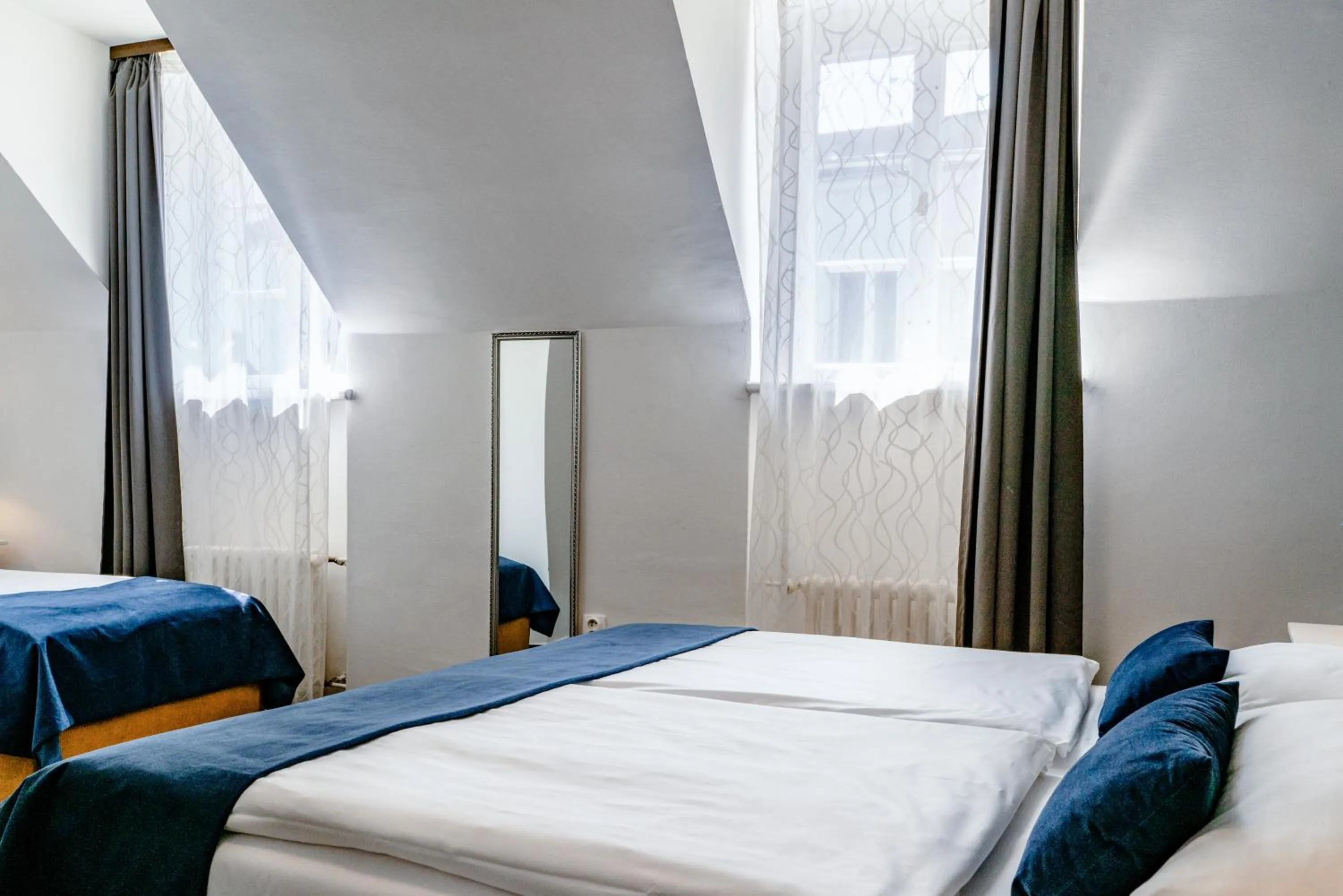 Decorative detail, Bed in BlueBell Hotel