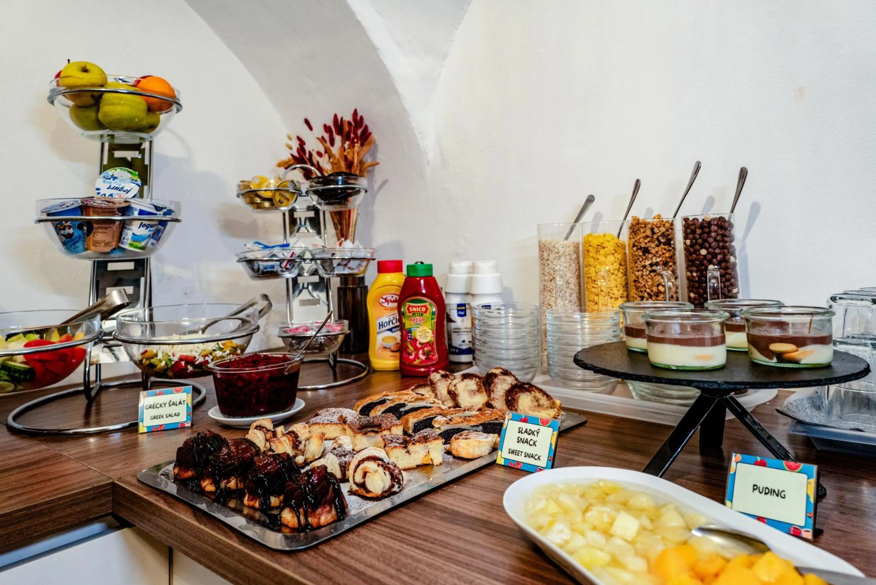 Buffet breakfast in BlueBell Hotel