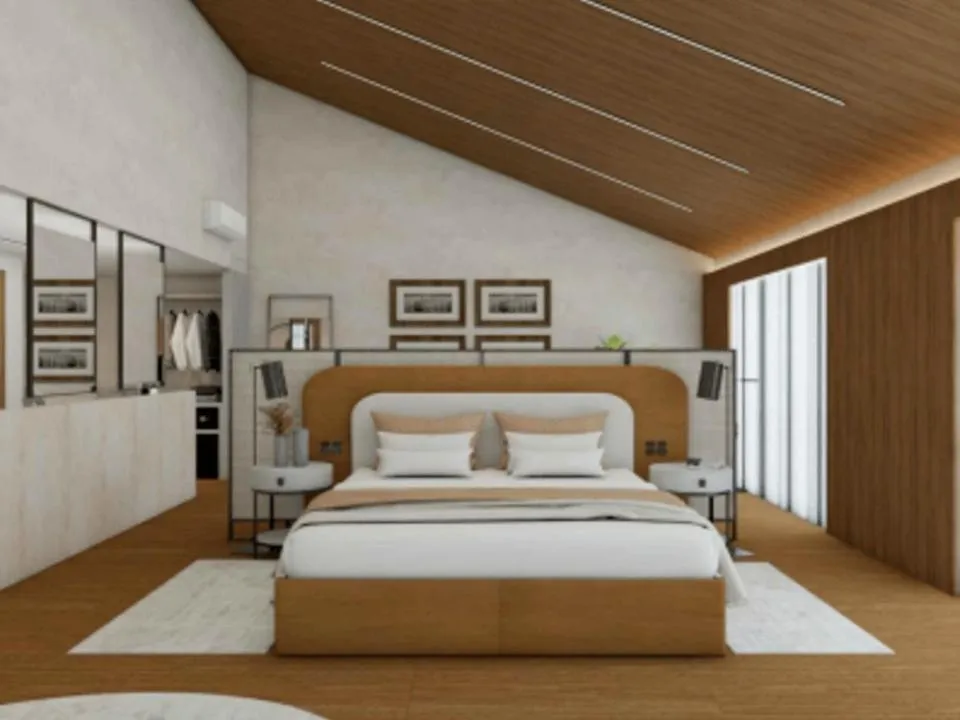 Bed in Fazzenda Park Resort