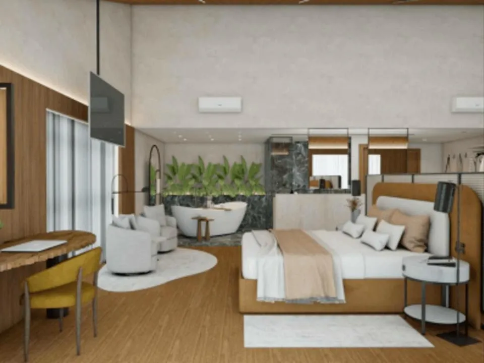 Bed in Fazzenda Park Resort