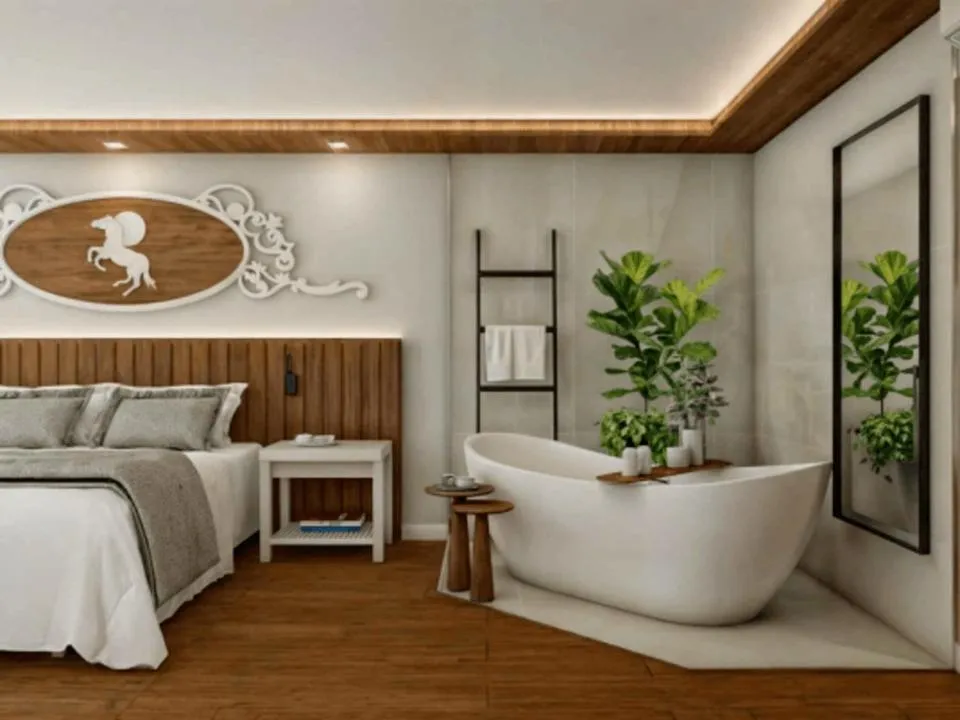 Bed in Fazzenda Park Resort