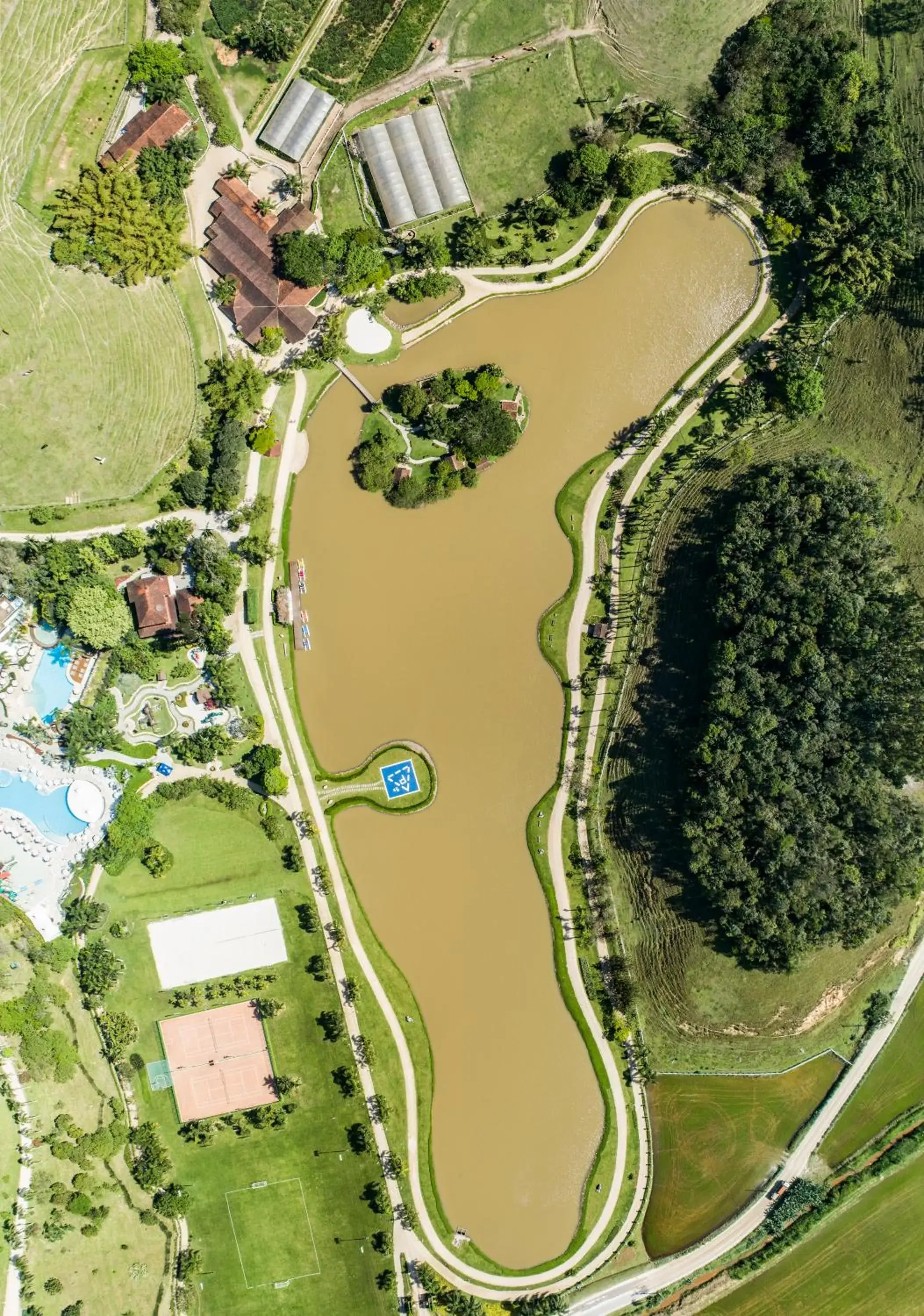 Lake view in Fazzenda Park Resort Lake view in Fazzenda Park Resort