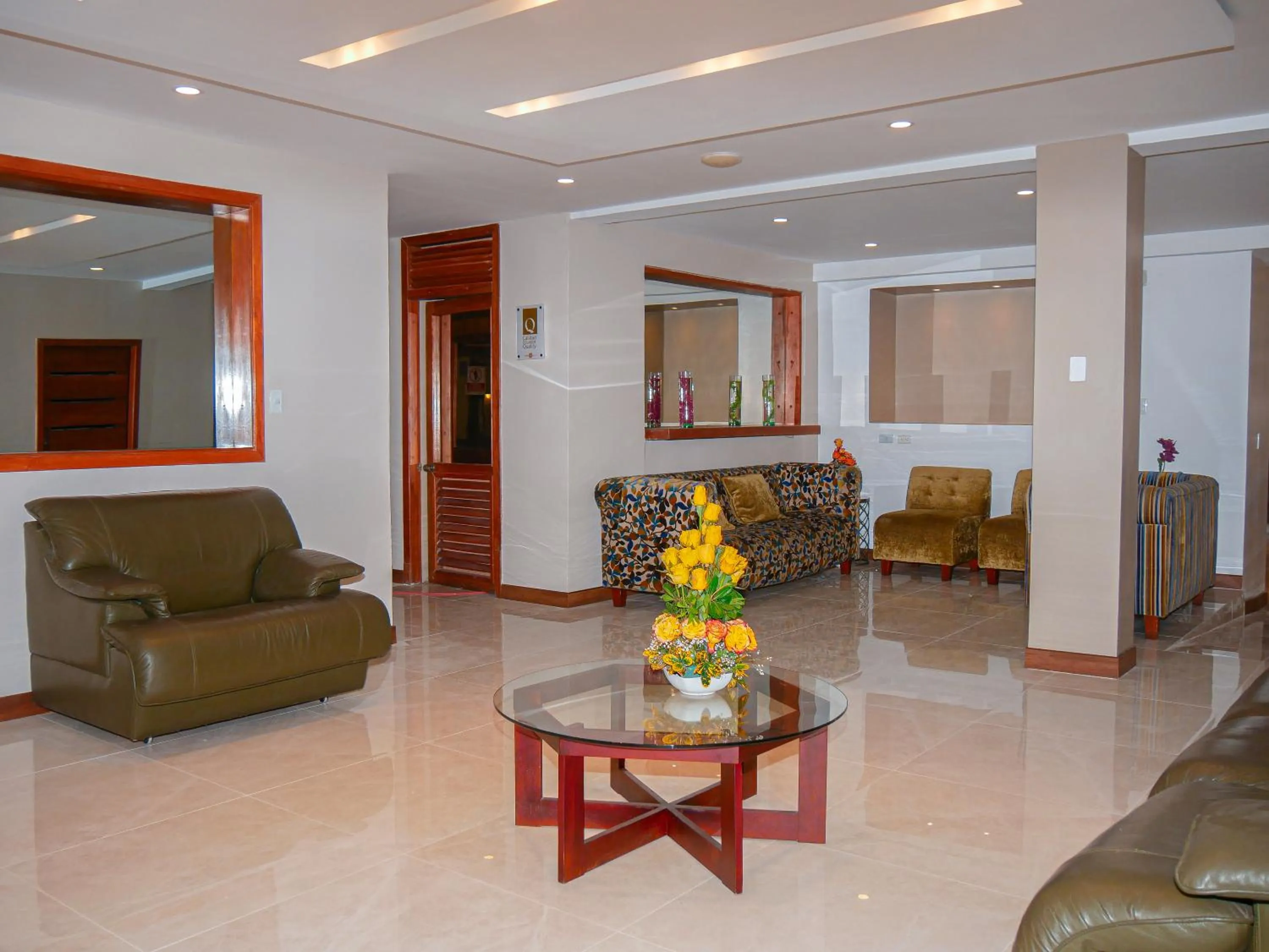 Lobby or reception in Sangay Spa Hotel