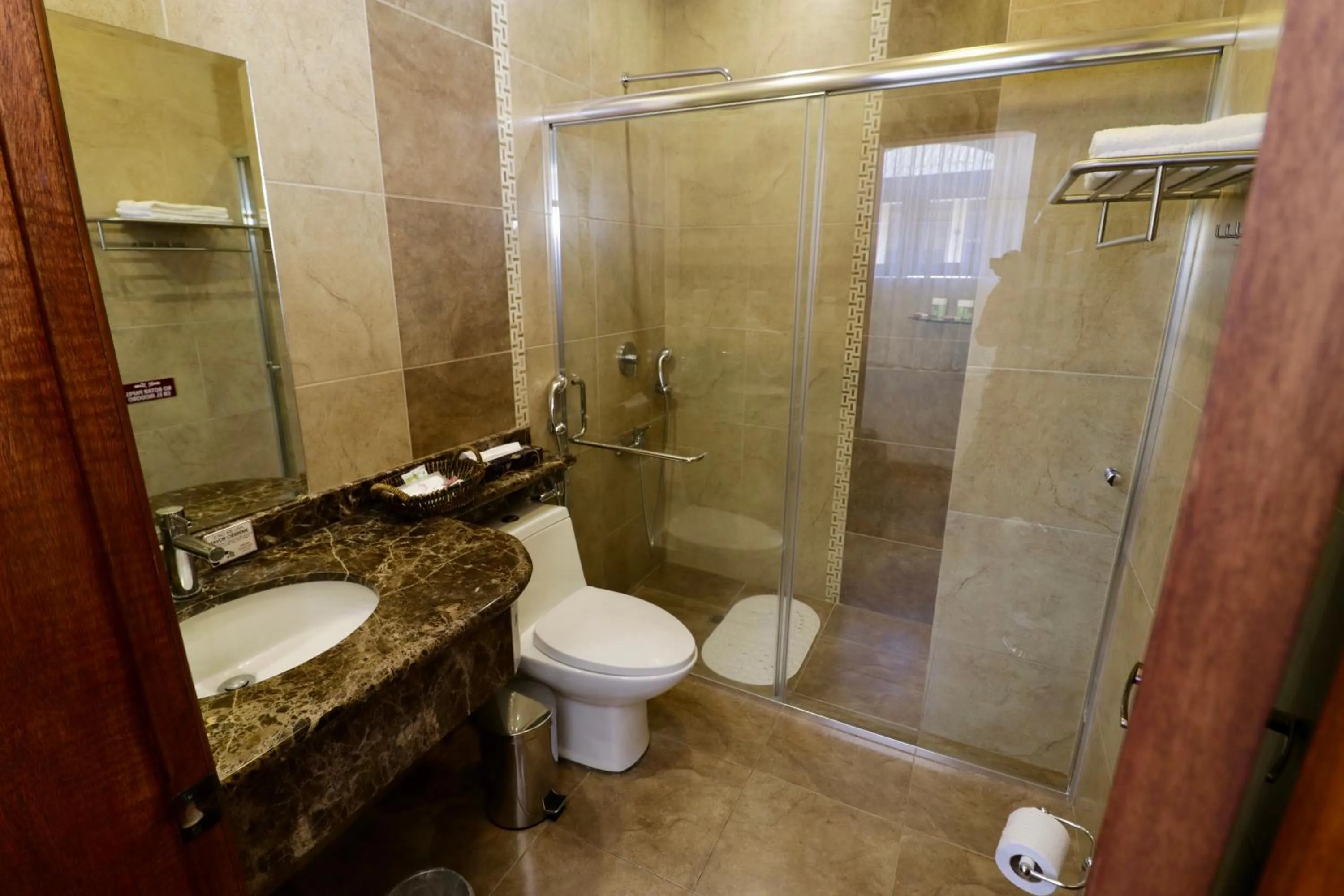 Bathroom in Sangay Spa Hotel