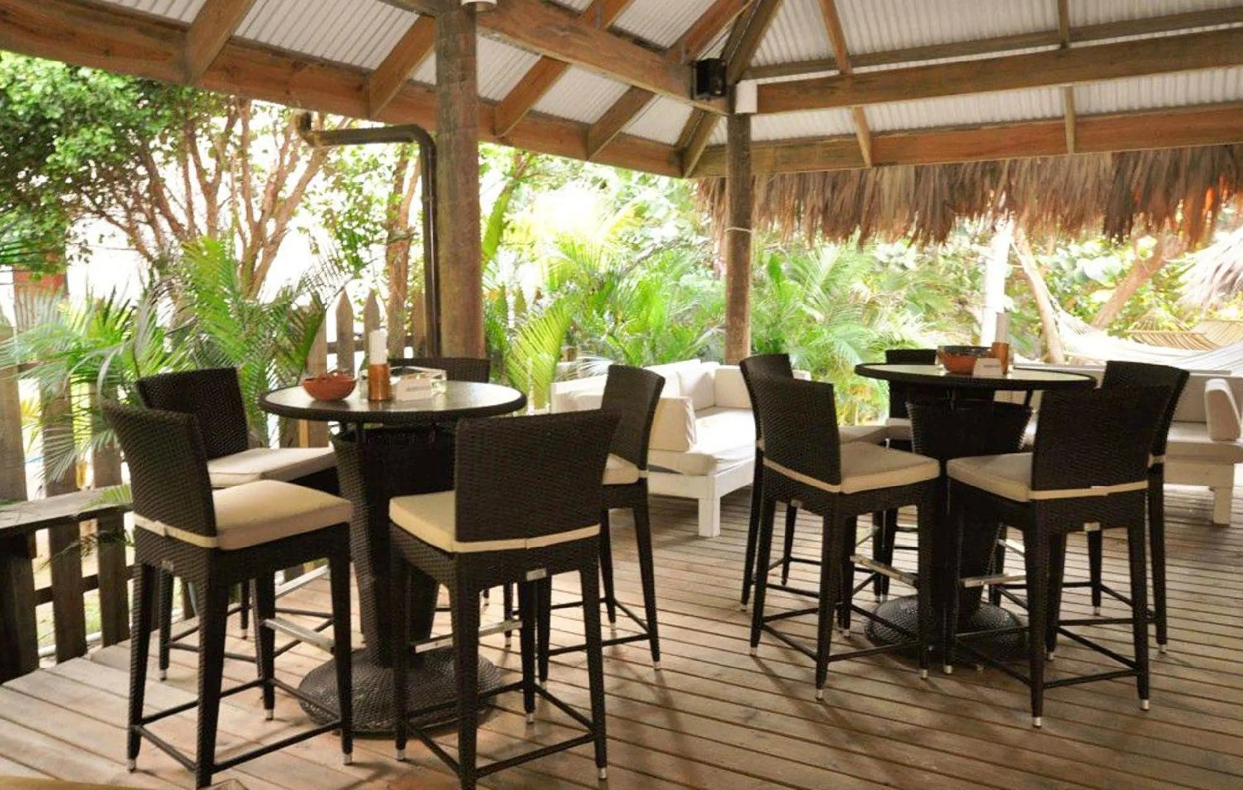Dining area in Mayan Princess Beach & Dive Resort