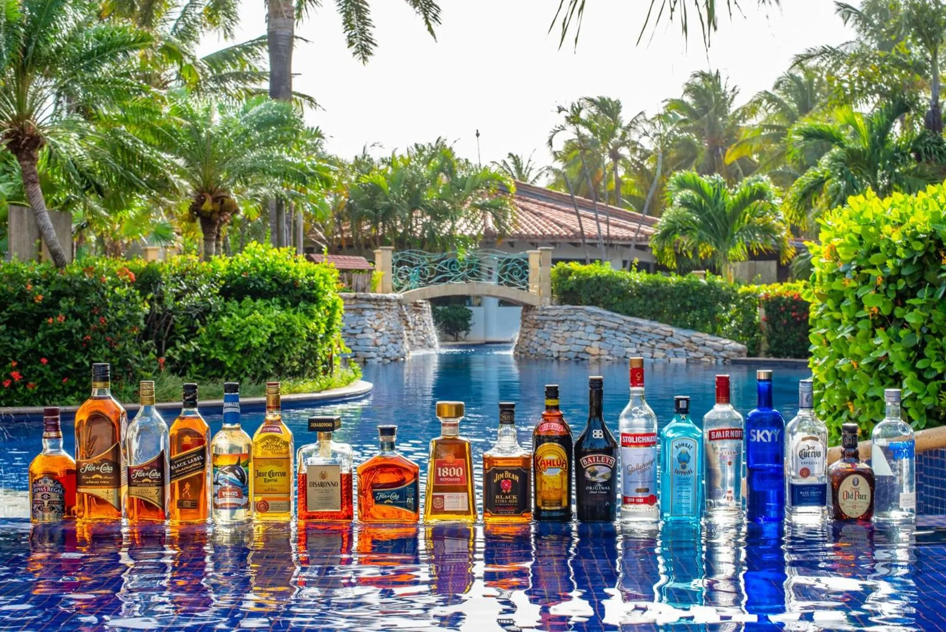 Alcoholic drinks in Mayan Princess Beach & Dive Resort