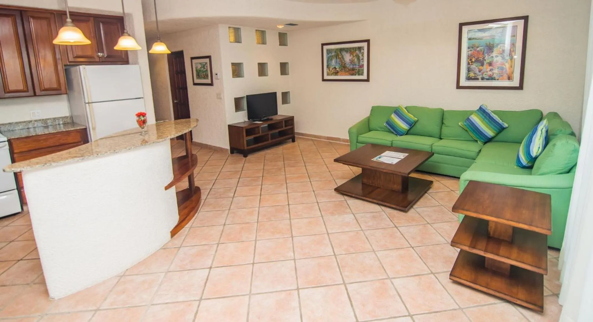 Living room in Mayan Princess Beach & Dive Resort
