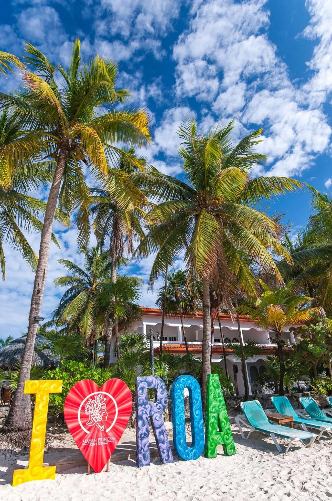 Beach in Mayan Princess Beach & Dive Resort