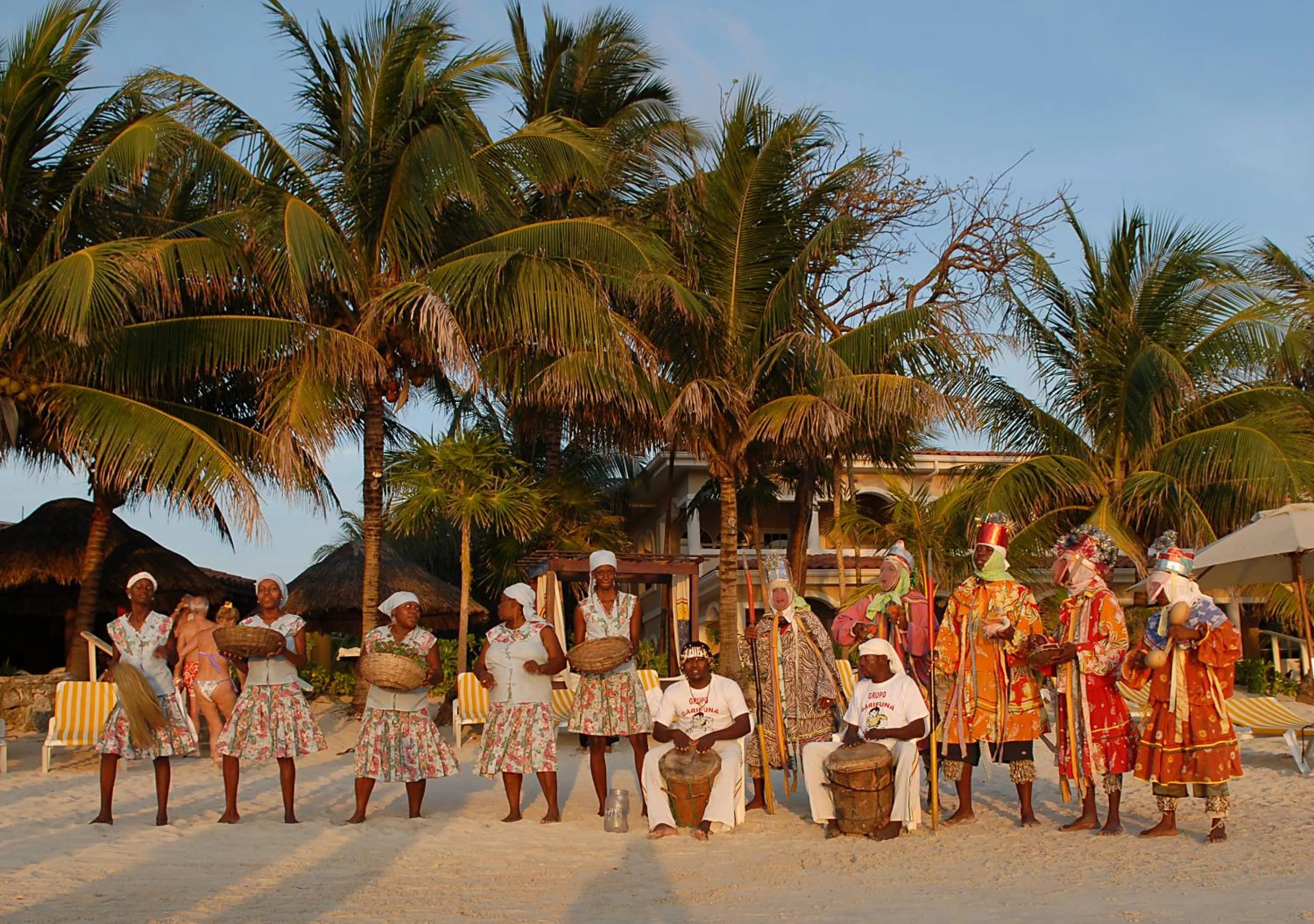 Evening entertainment in Mayan Princess Beach & Dive Resort