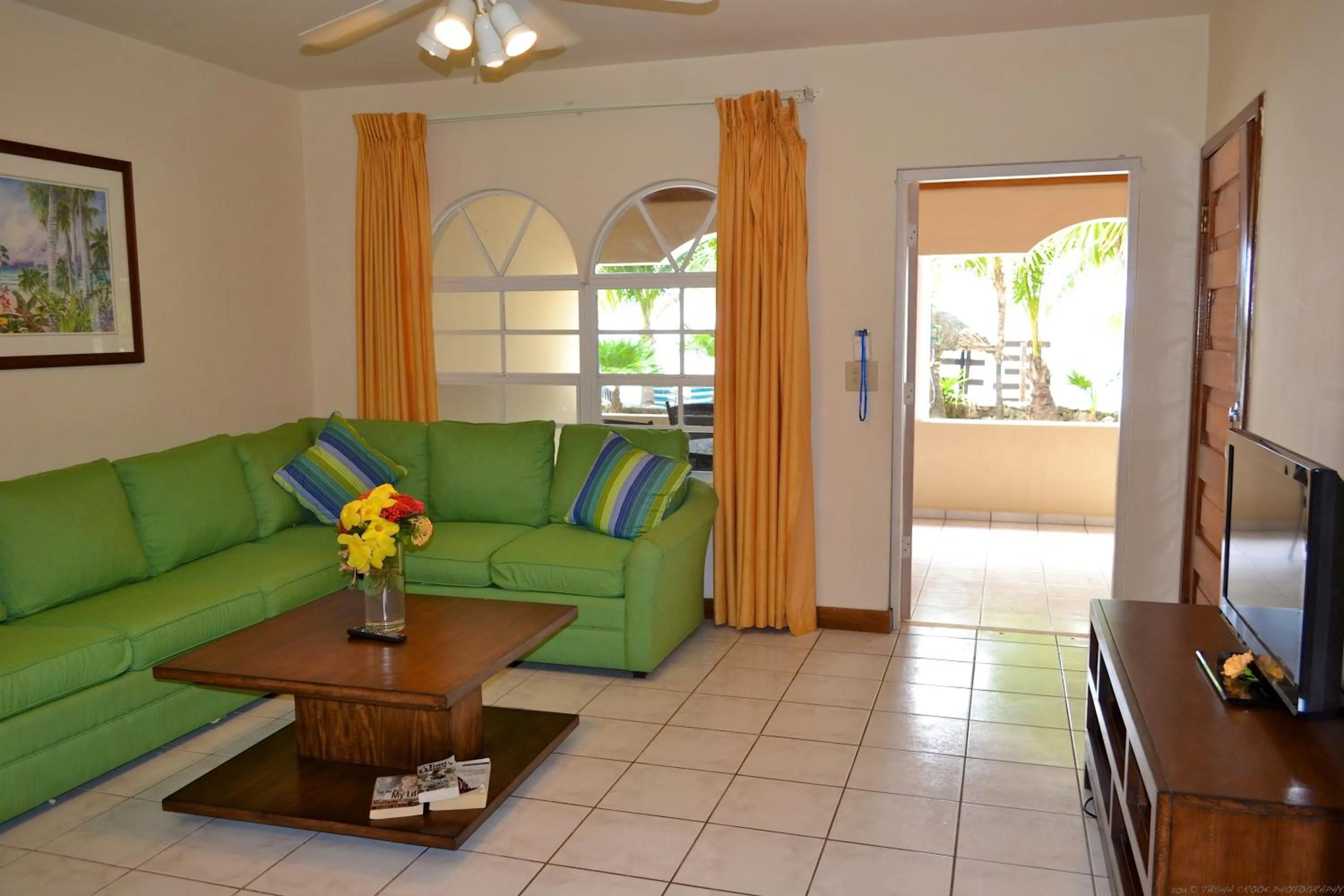 Living room in Mayan Princess Beach & Dive Resort