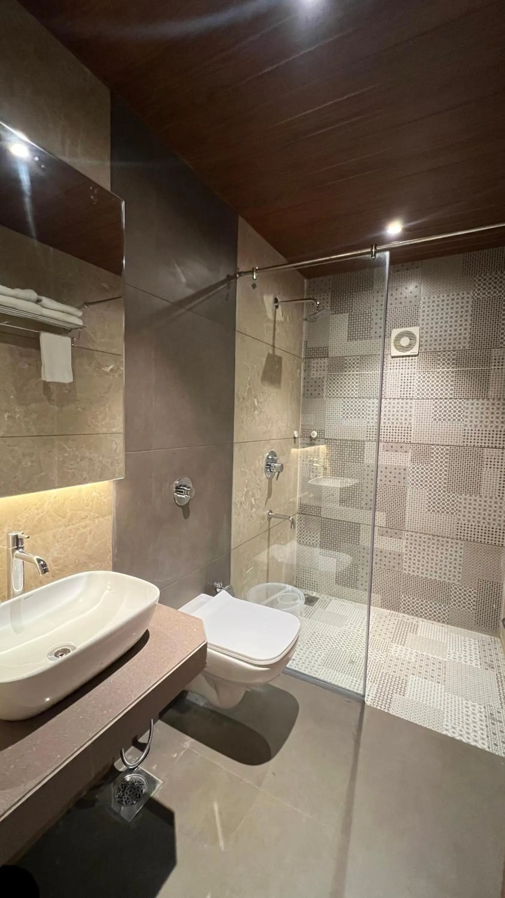 Bathroom in Rudra Shelter Business Hotel