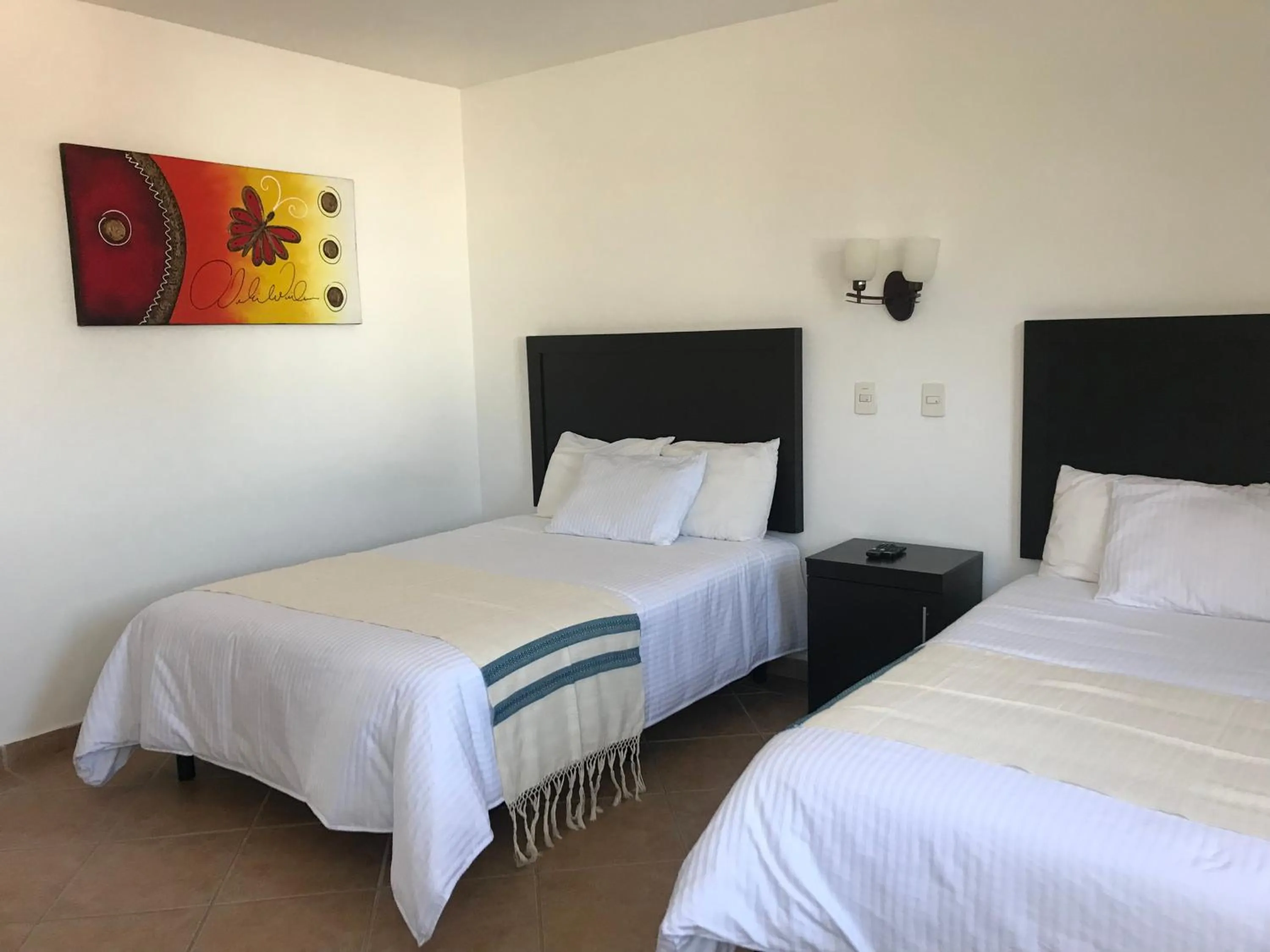 Bed in Hotel Finca Las Hortensias