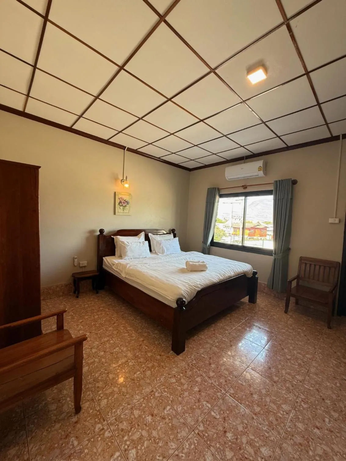 Bed in Phaythavone Hotel