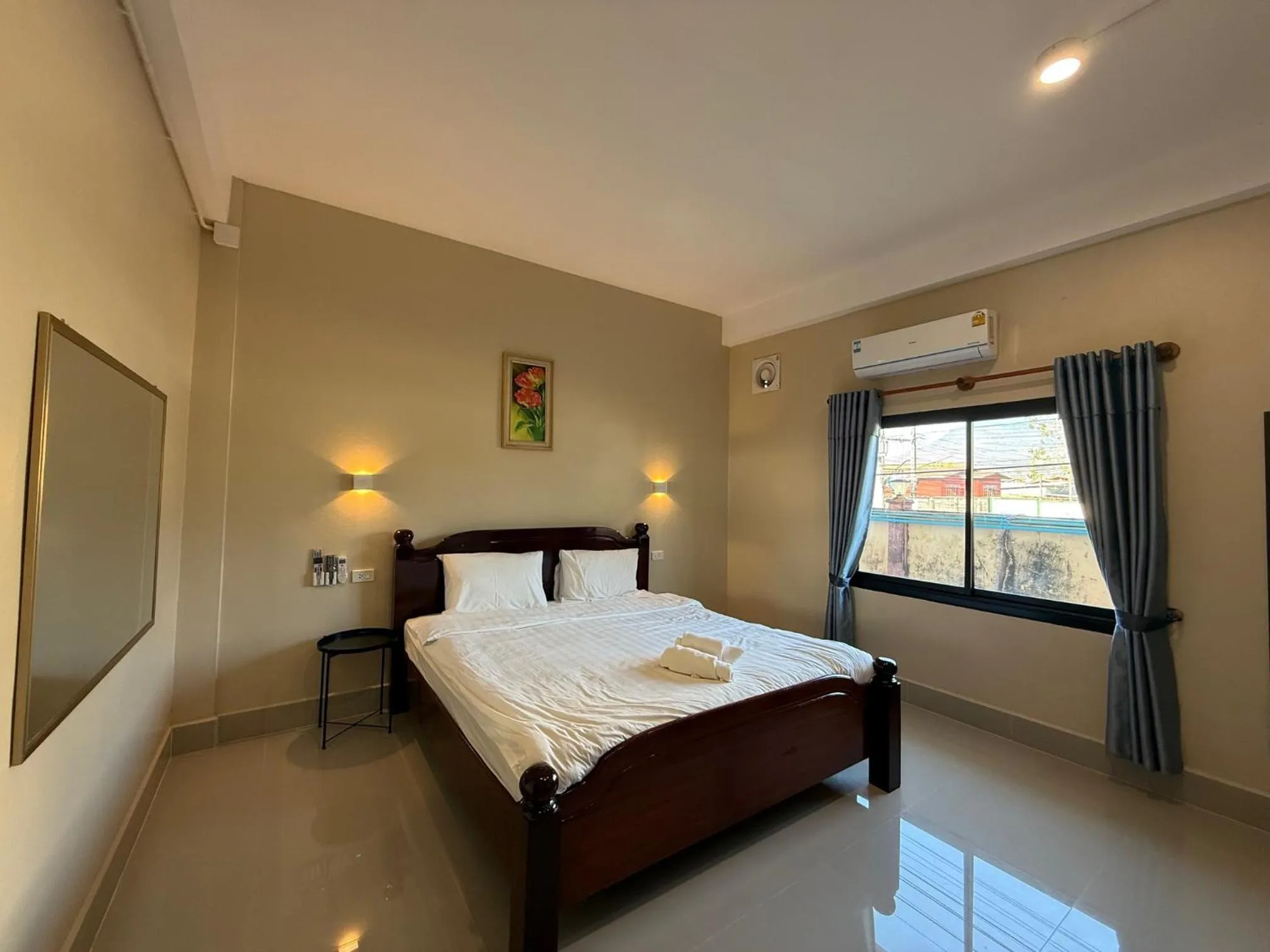 Bed in Phaythavone Hotel