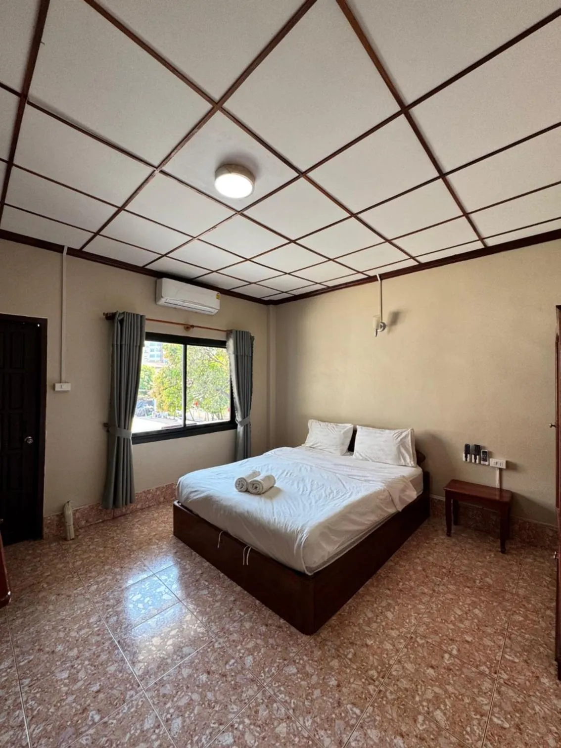 Bed in Phaythavone Hotel