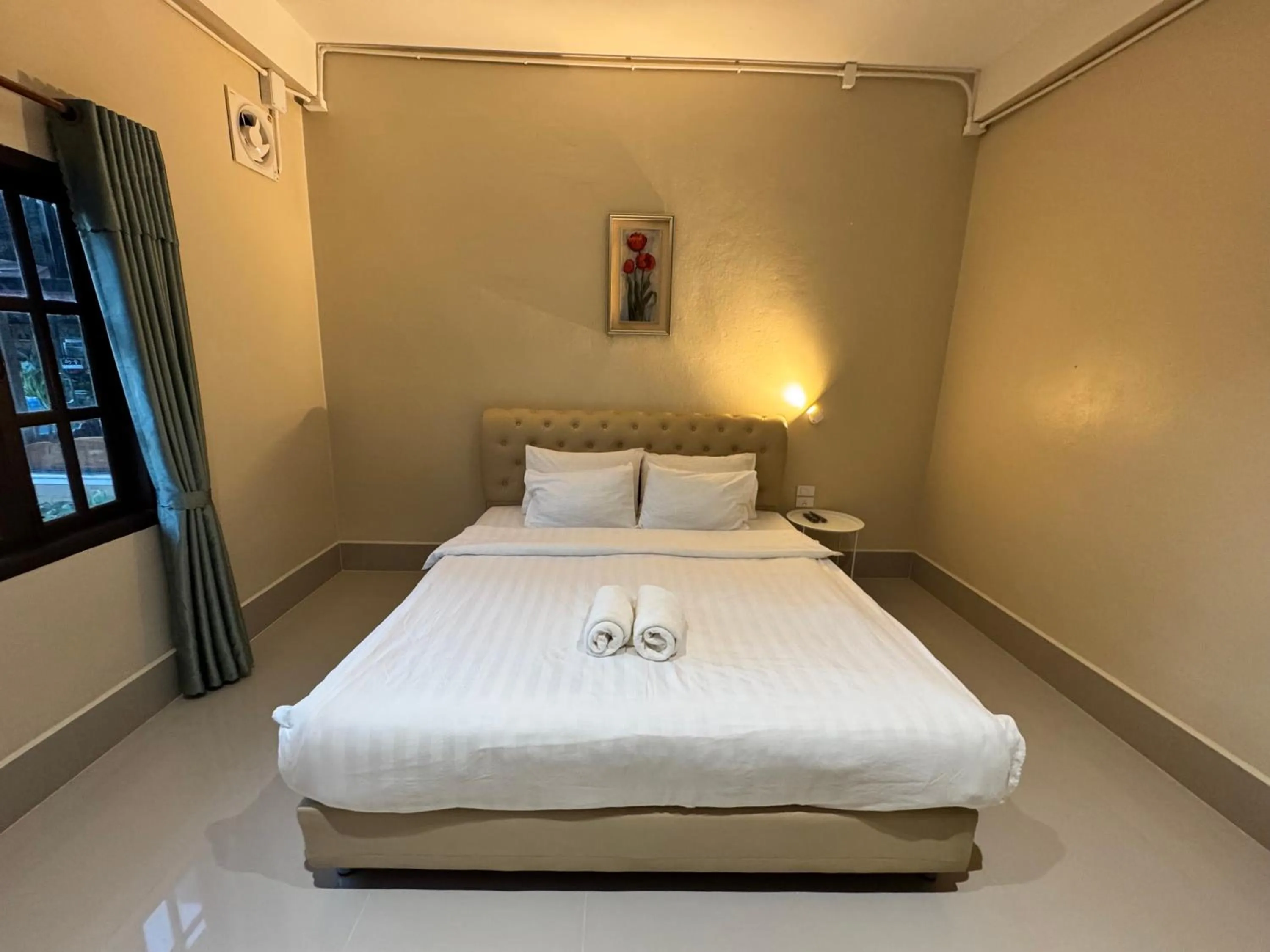 Bed in Phaythavone Hotel