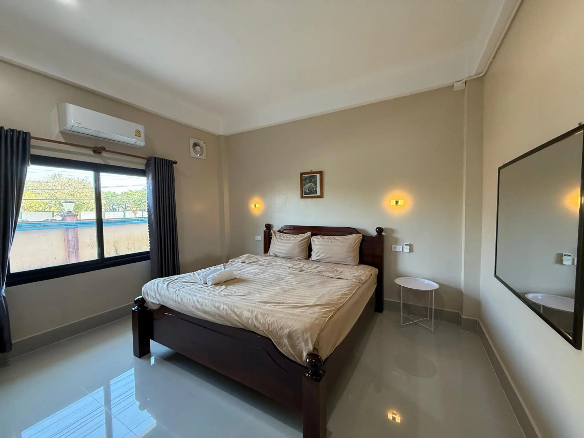 Bed in Phaythavone Hotel