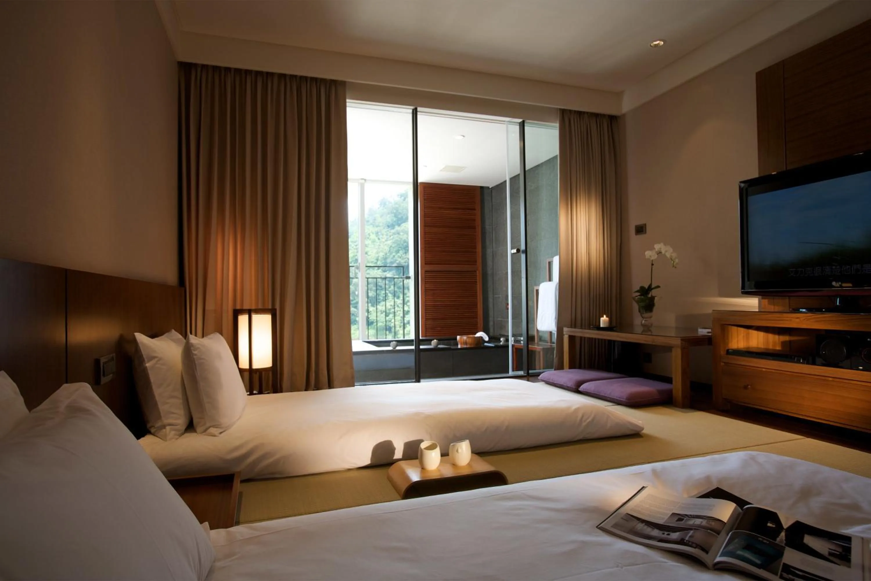 Photo of the whole room, Bed in RSL Cold & Hot Springs Resort Suao