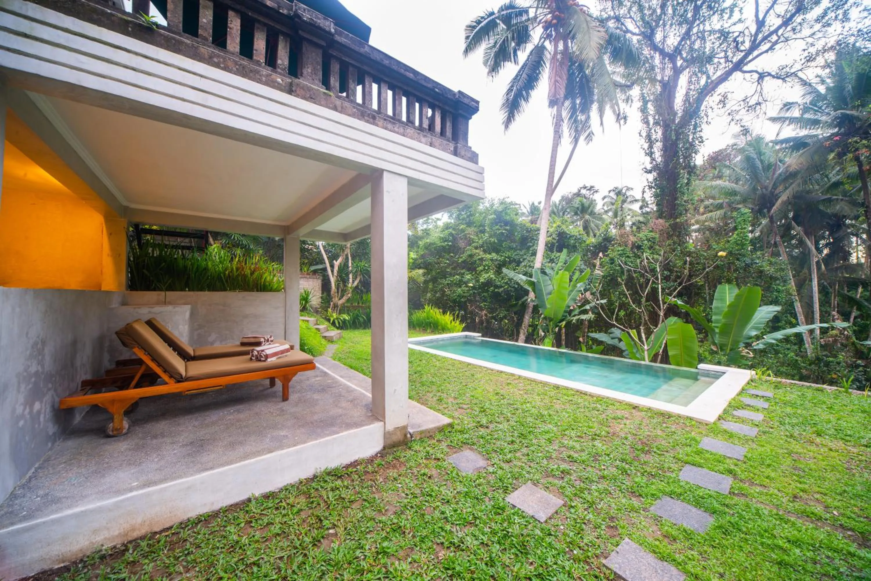 Garden view in Casa Priya Ubud