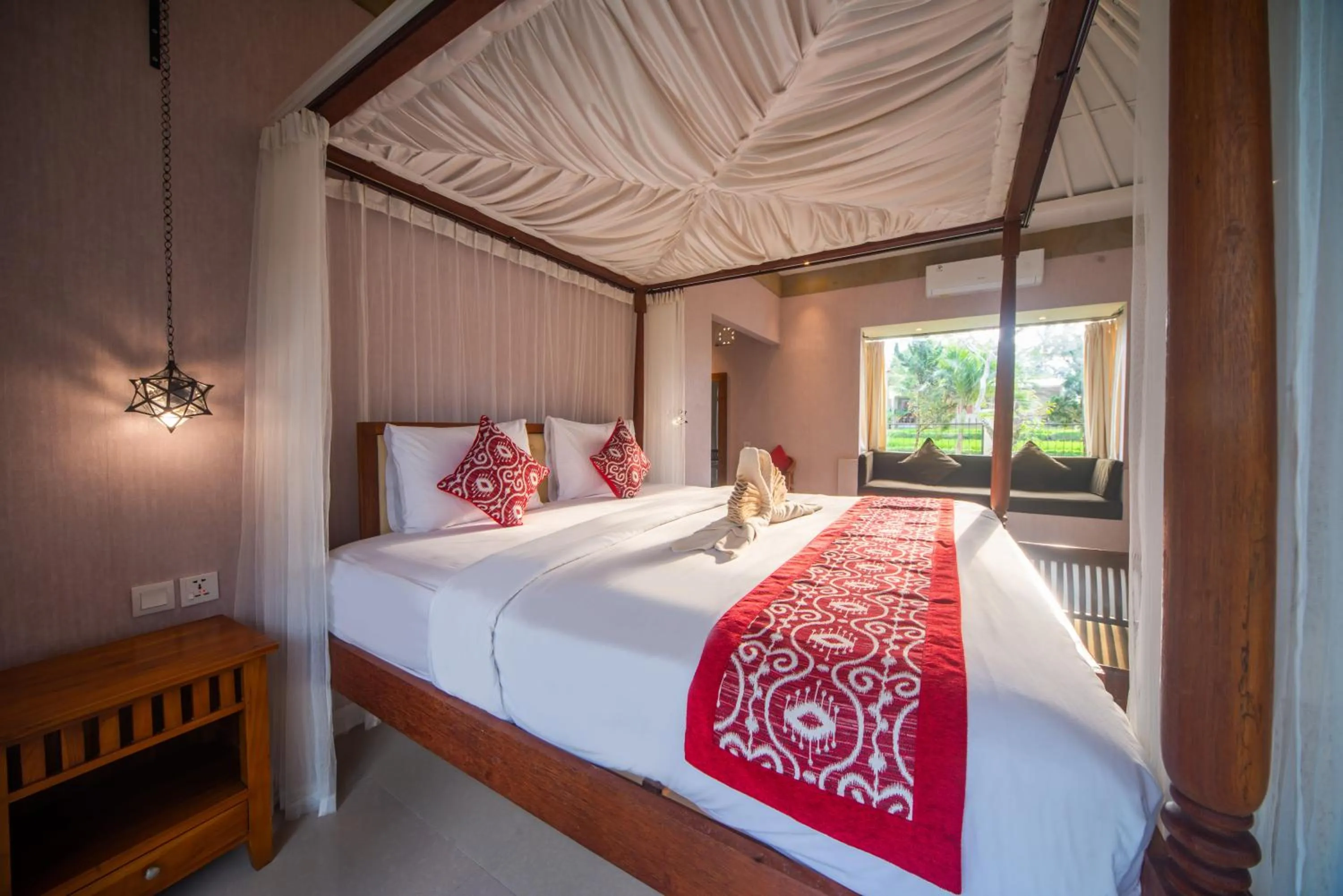 Bed in Casa Priya Ubud