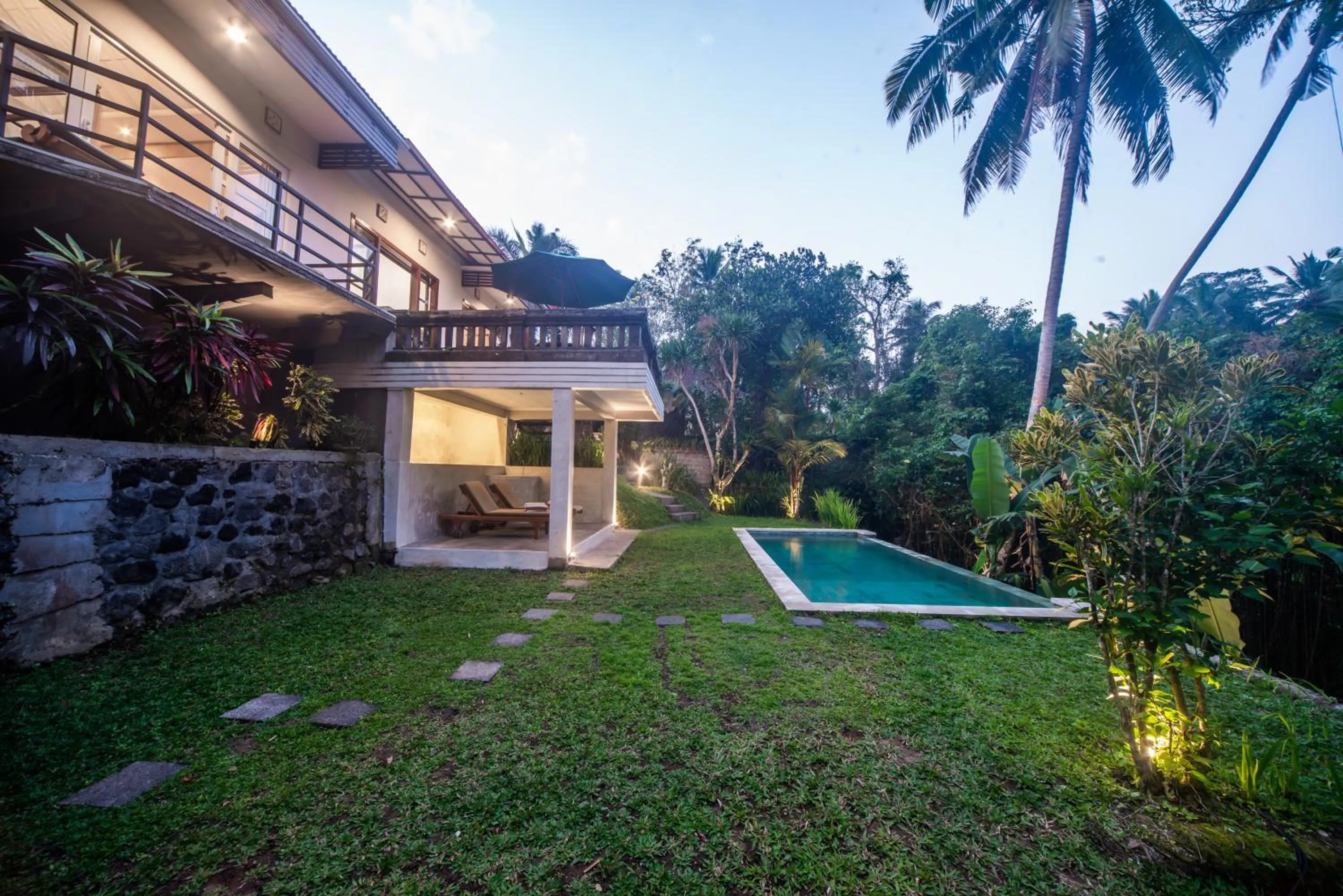Garden view in Casa Priya Ubud