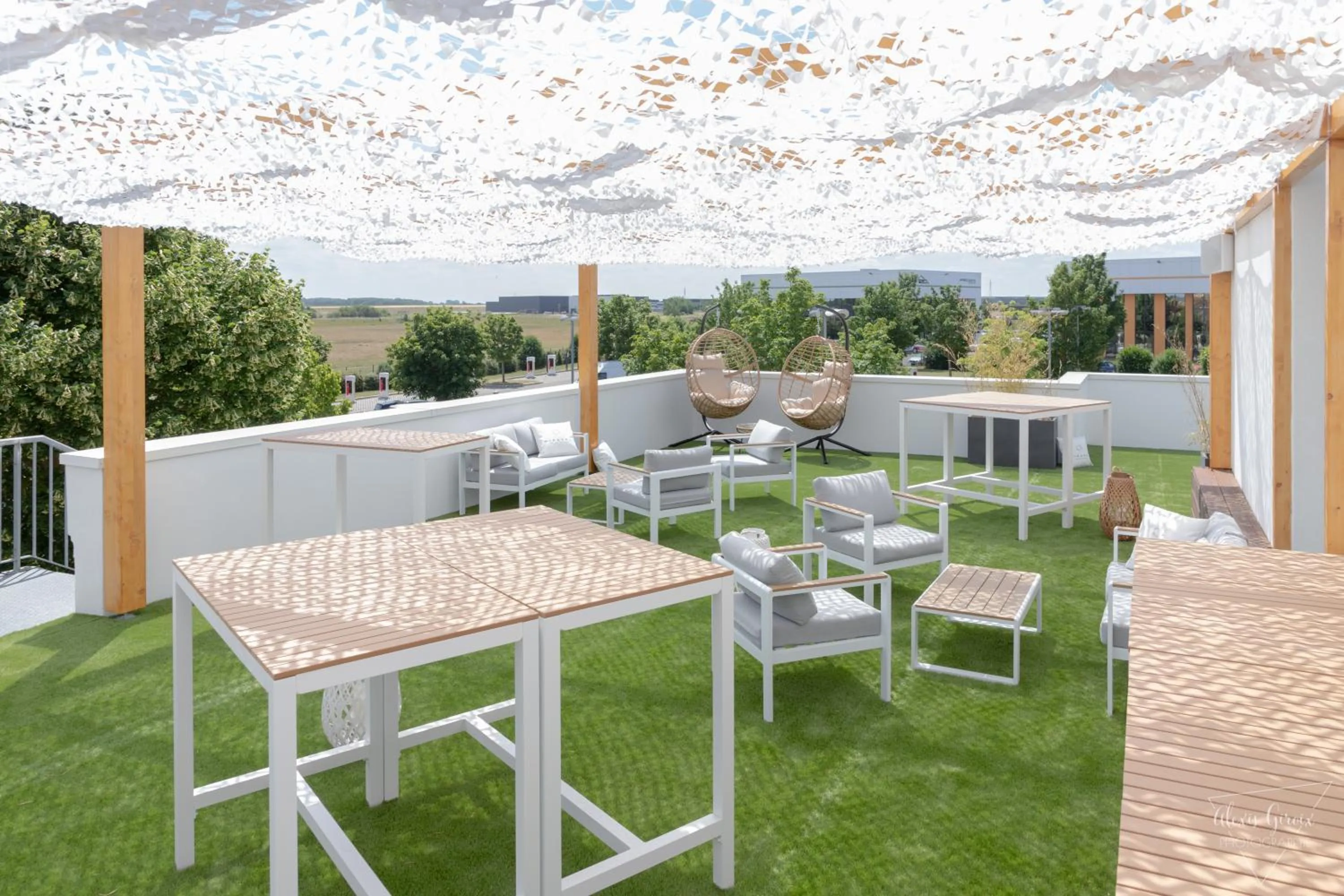 Patio in Kyriad Chartres