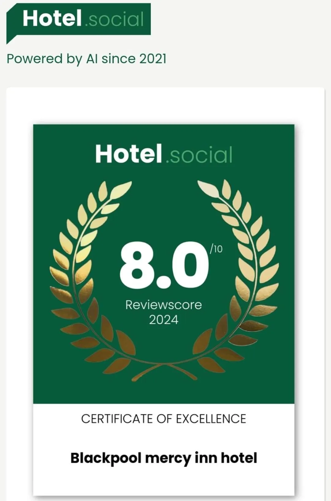 BLACKPOOL MERCY Inn HOTEL