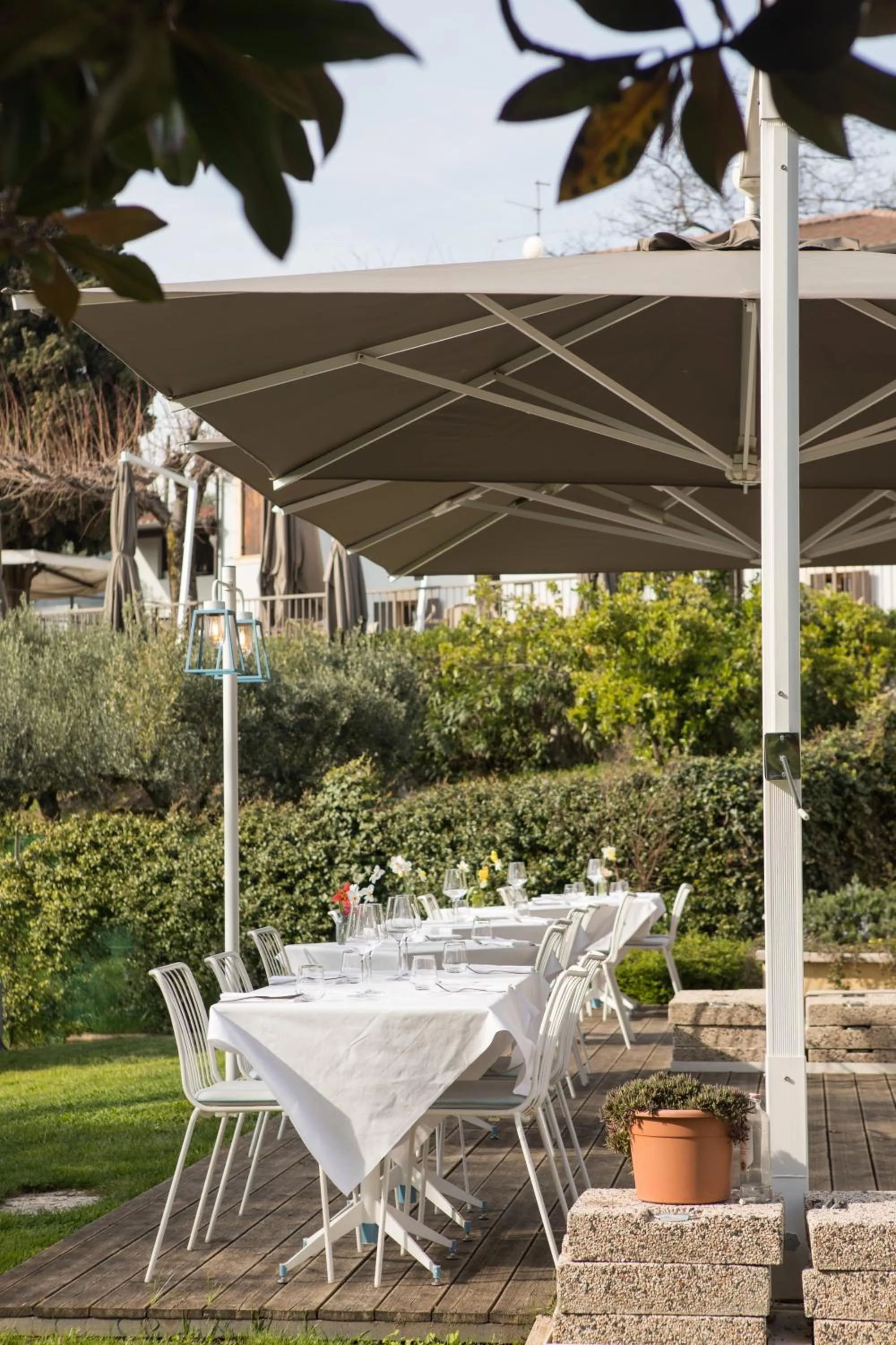 Patio in Cà Toresele Relais Osteria Garden
