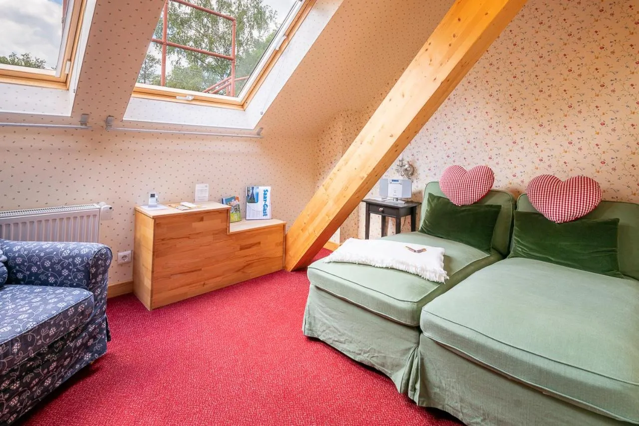 Photo of the whole room, Bed in SaarlandTraum Weihermühle