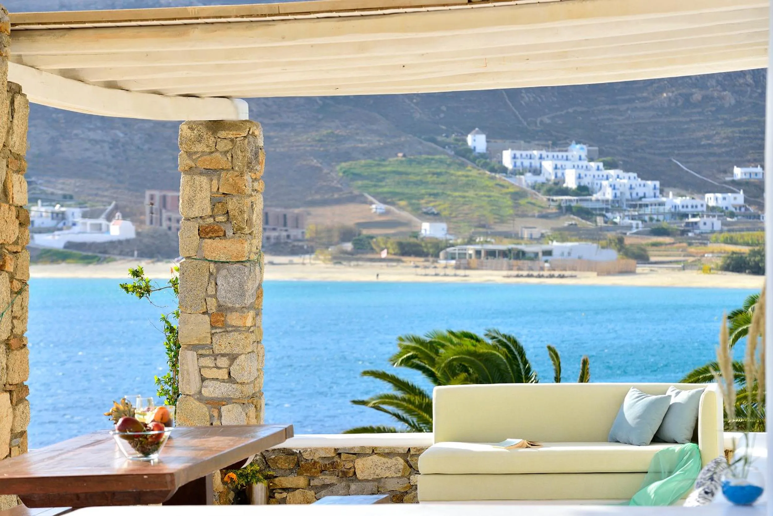 Swimming pool in Mykonos Pantheon
