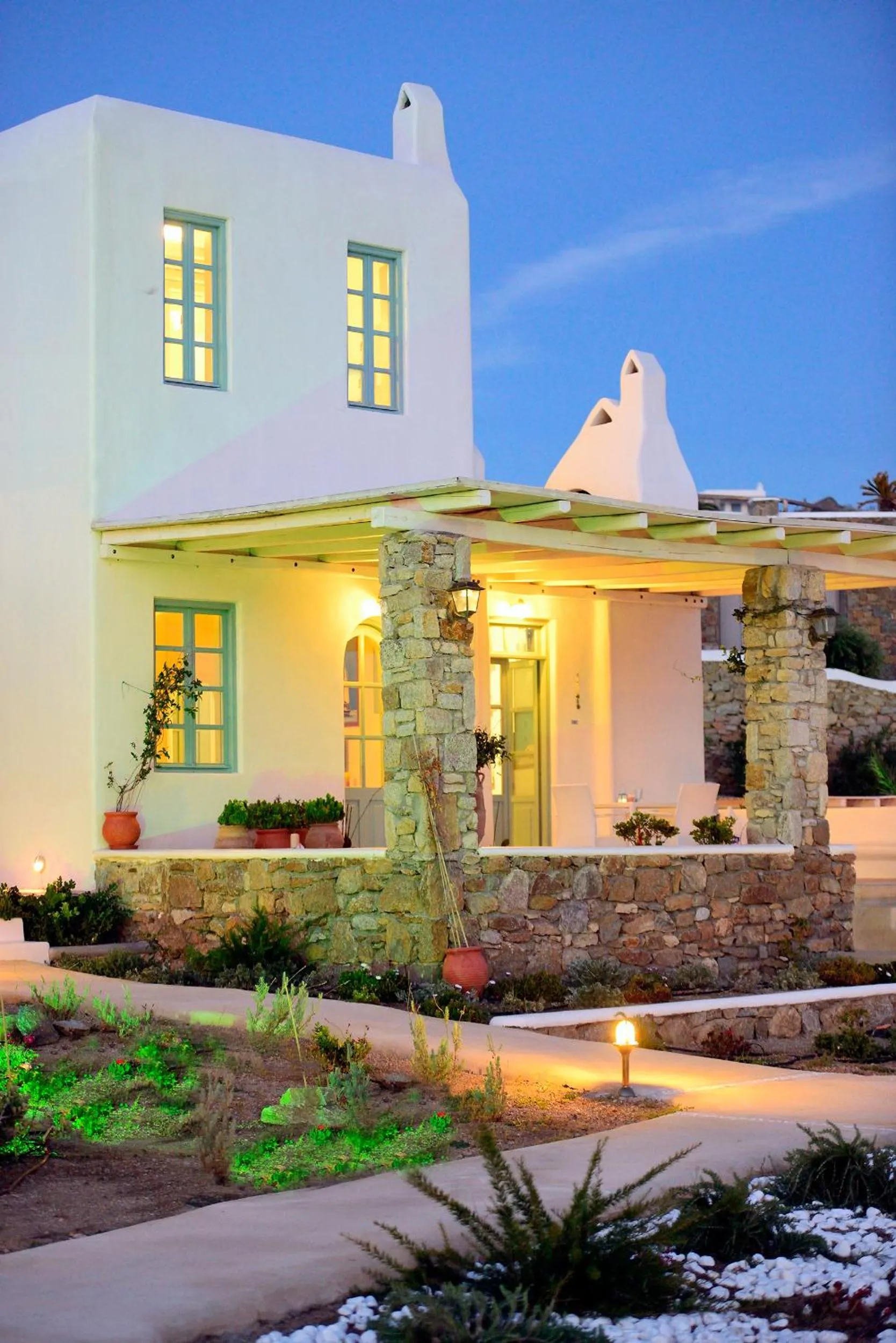 Facade/entrance in Mykonos Pantheon