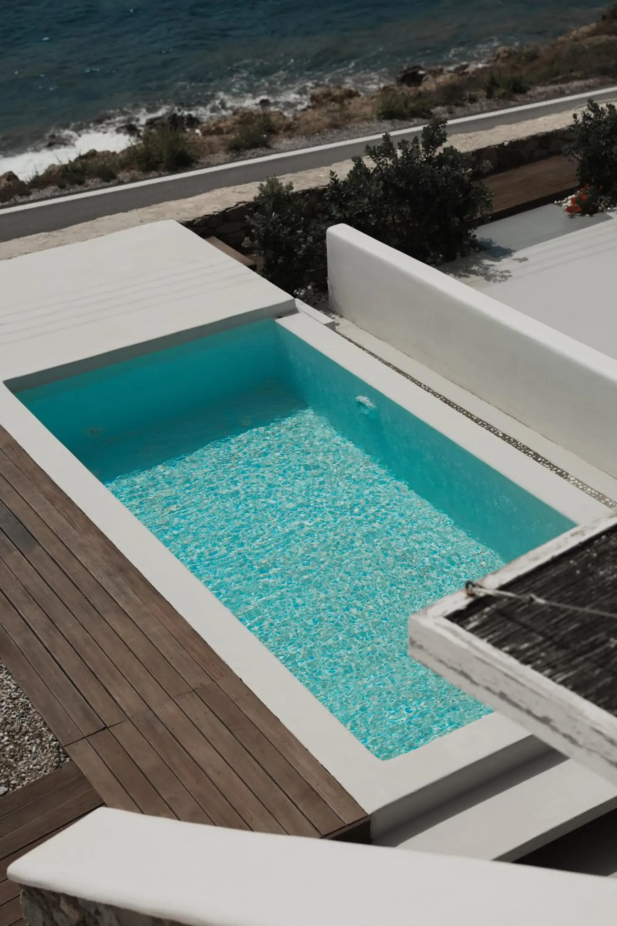 Pool view in Mykonos Pantheon Pool view in Mykonos Pantheon