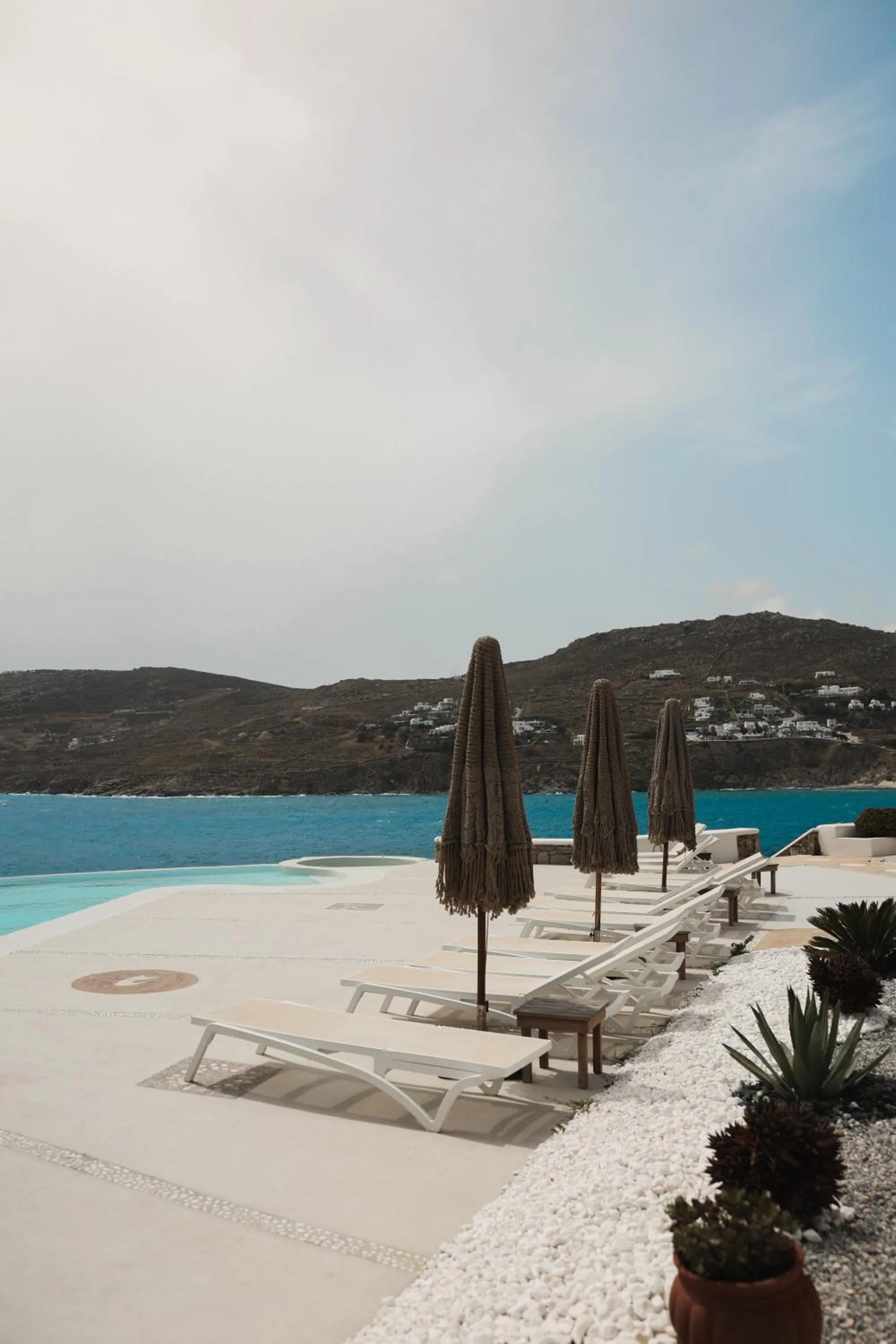 Swimming pool in Mykonos Pantheon