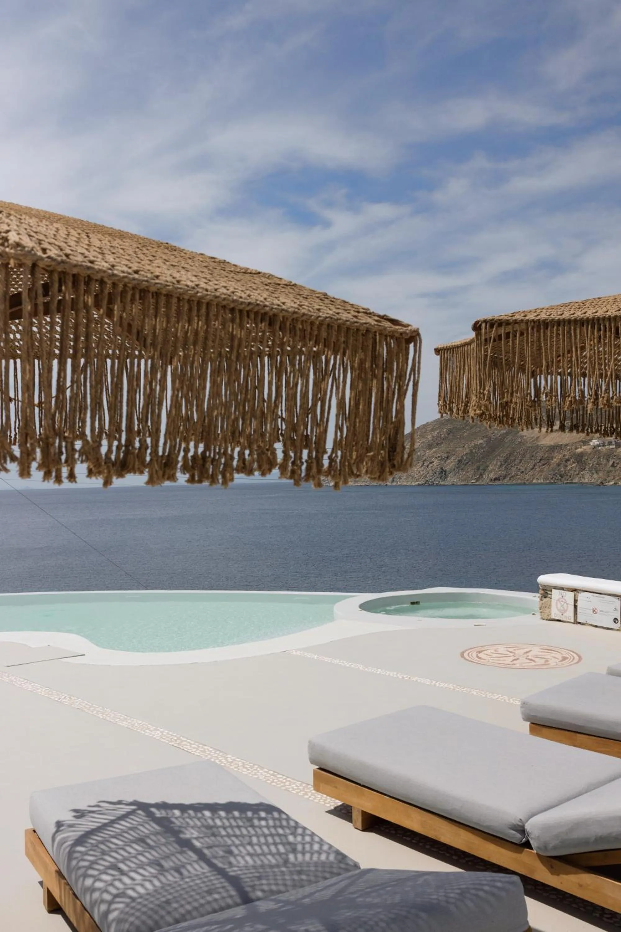 Swimming pool in Mykonos Pantheon