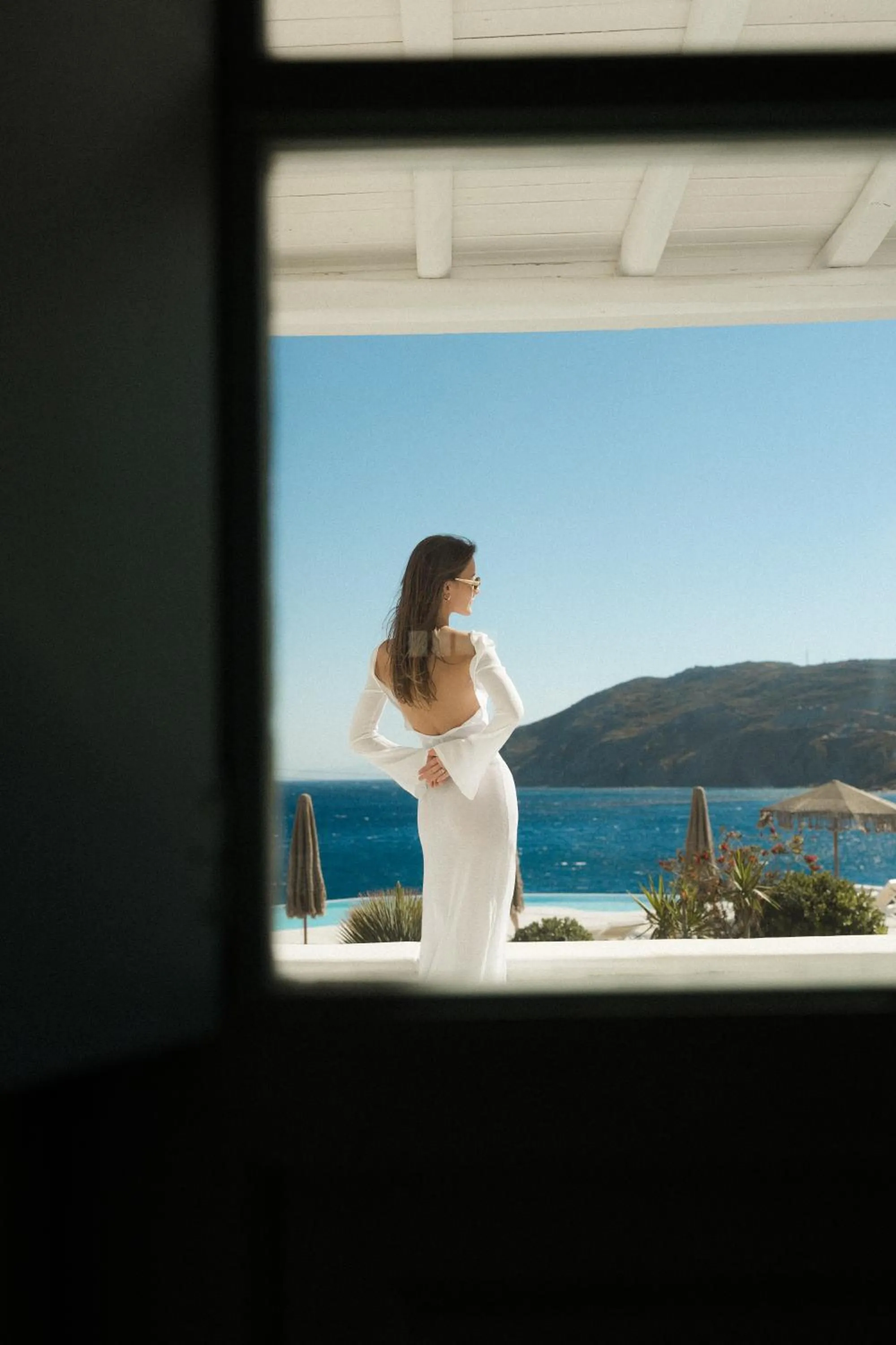 Swimming pool in Mykonos Pantheon