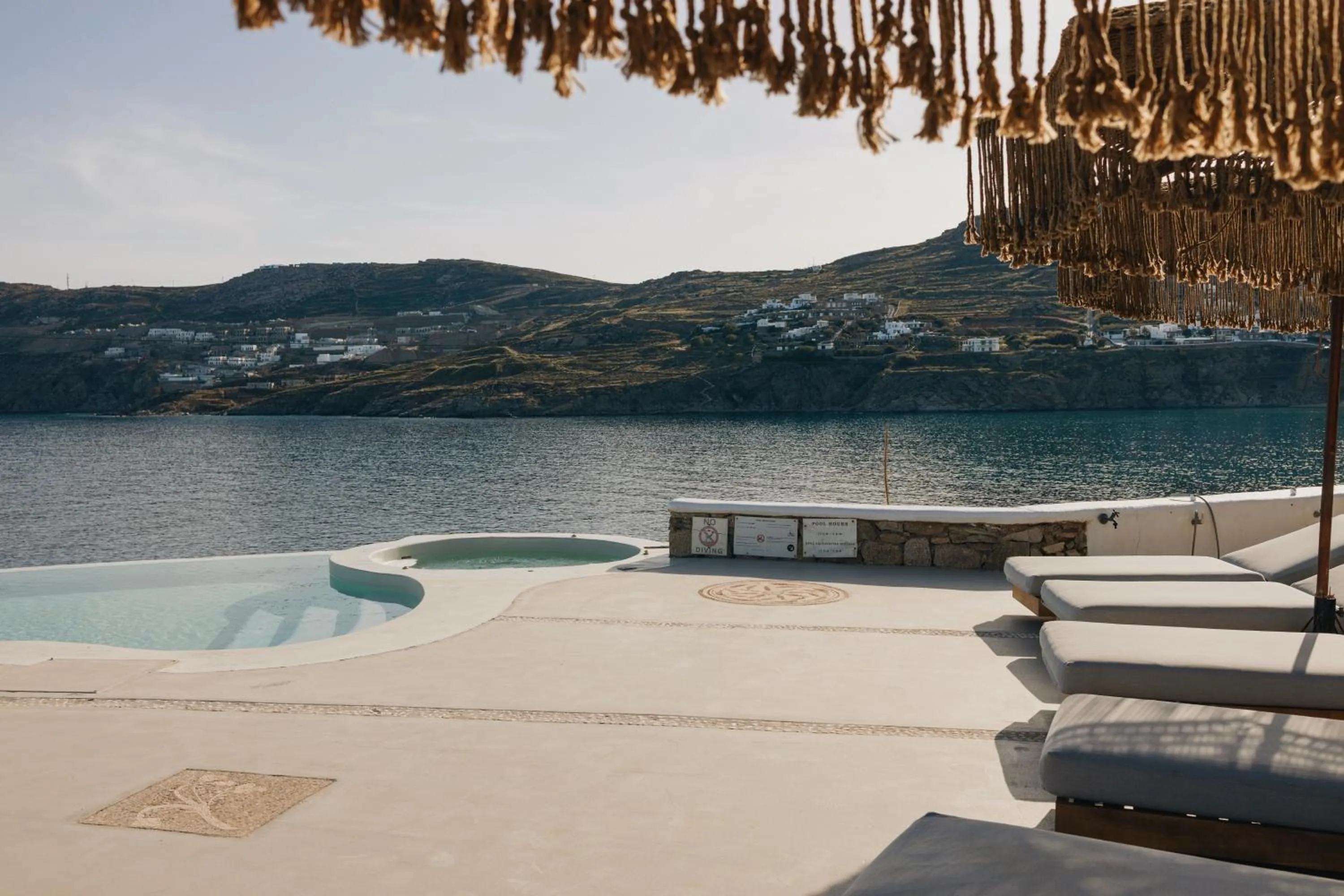 Swimming pool in Mykonos Pantheon
