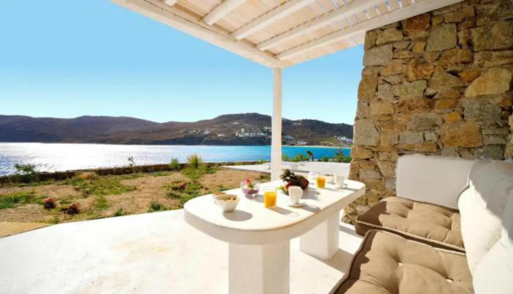 Superior Triple Room with Sea View in Mykonos Pantheon Superior Triple Room with Sea View in Mykonos Pantheon