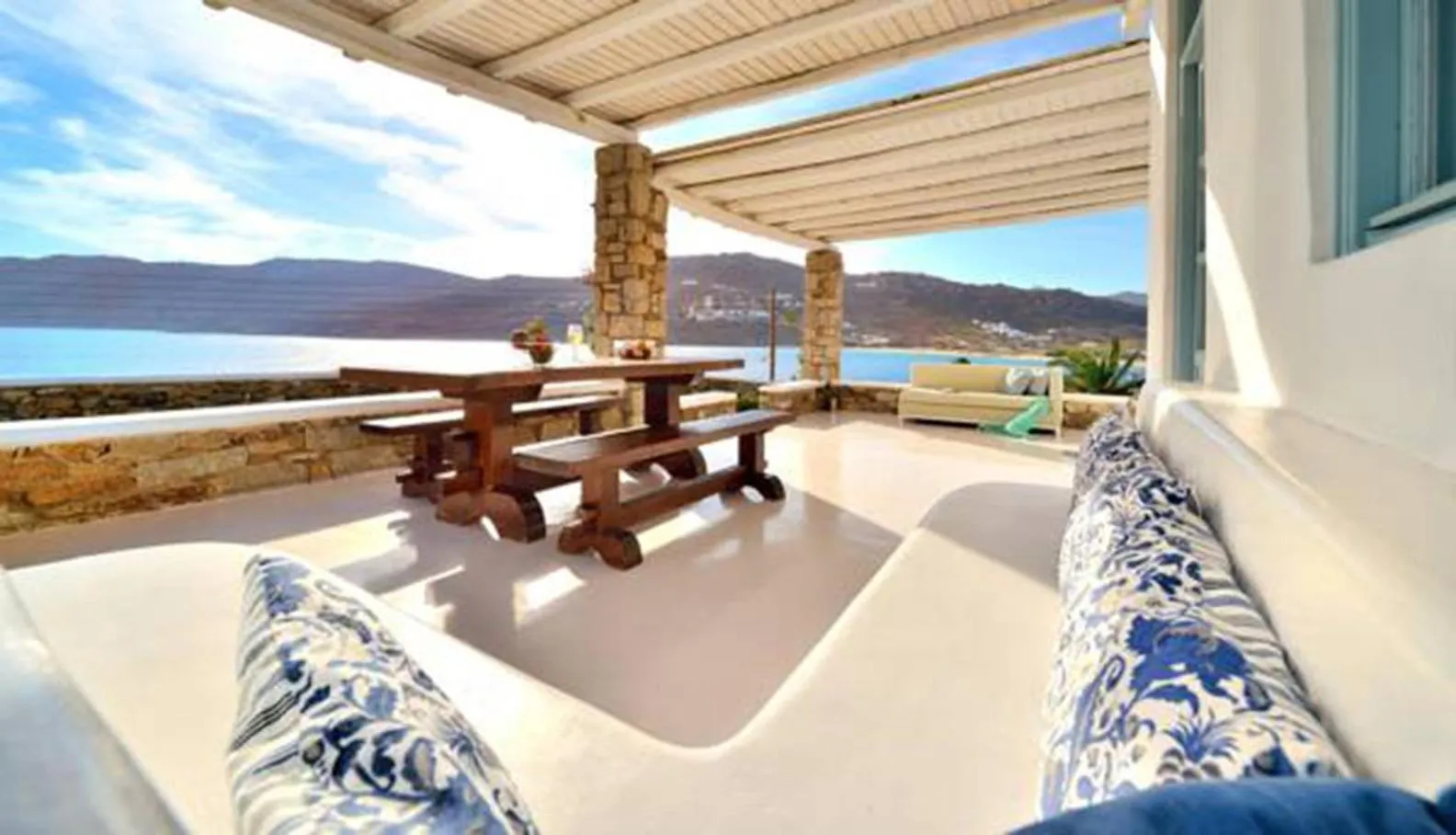 Balcony/Terrace in Mykonos Pantheon