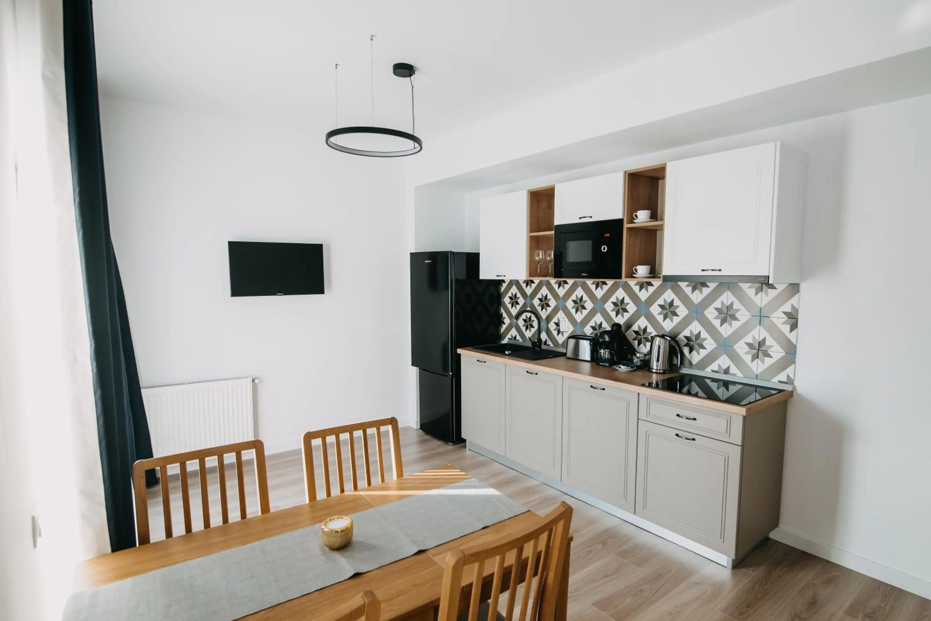 Kitchen or kitchenette in Gaudi Accommodation