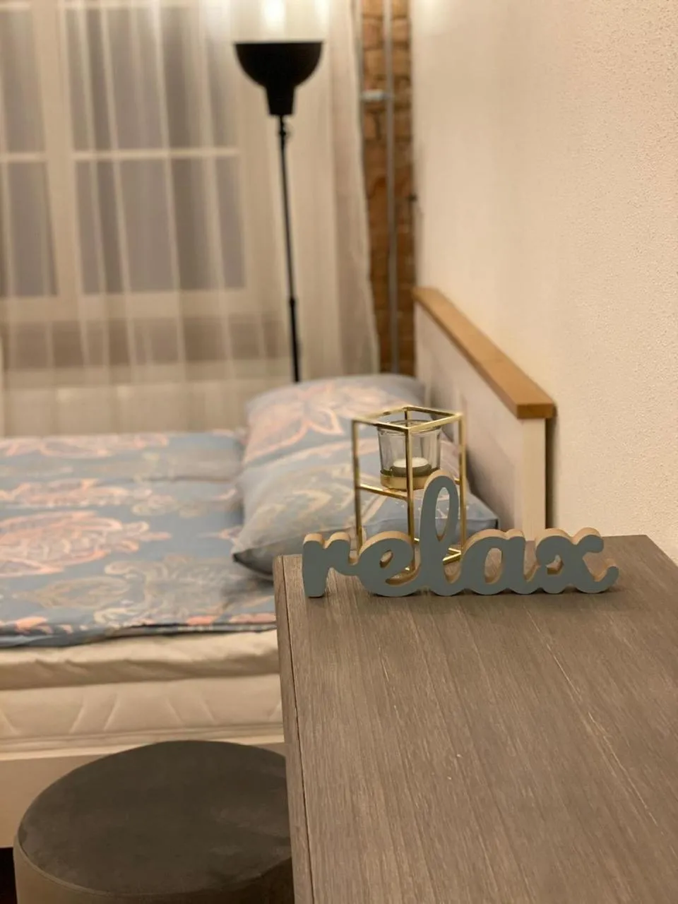 Bed in Filosoofi 1 Studio Apartments