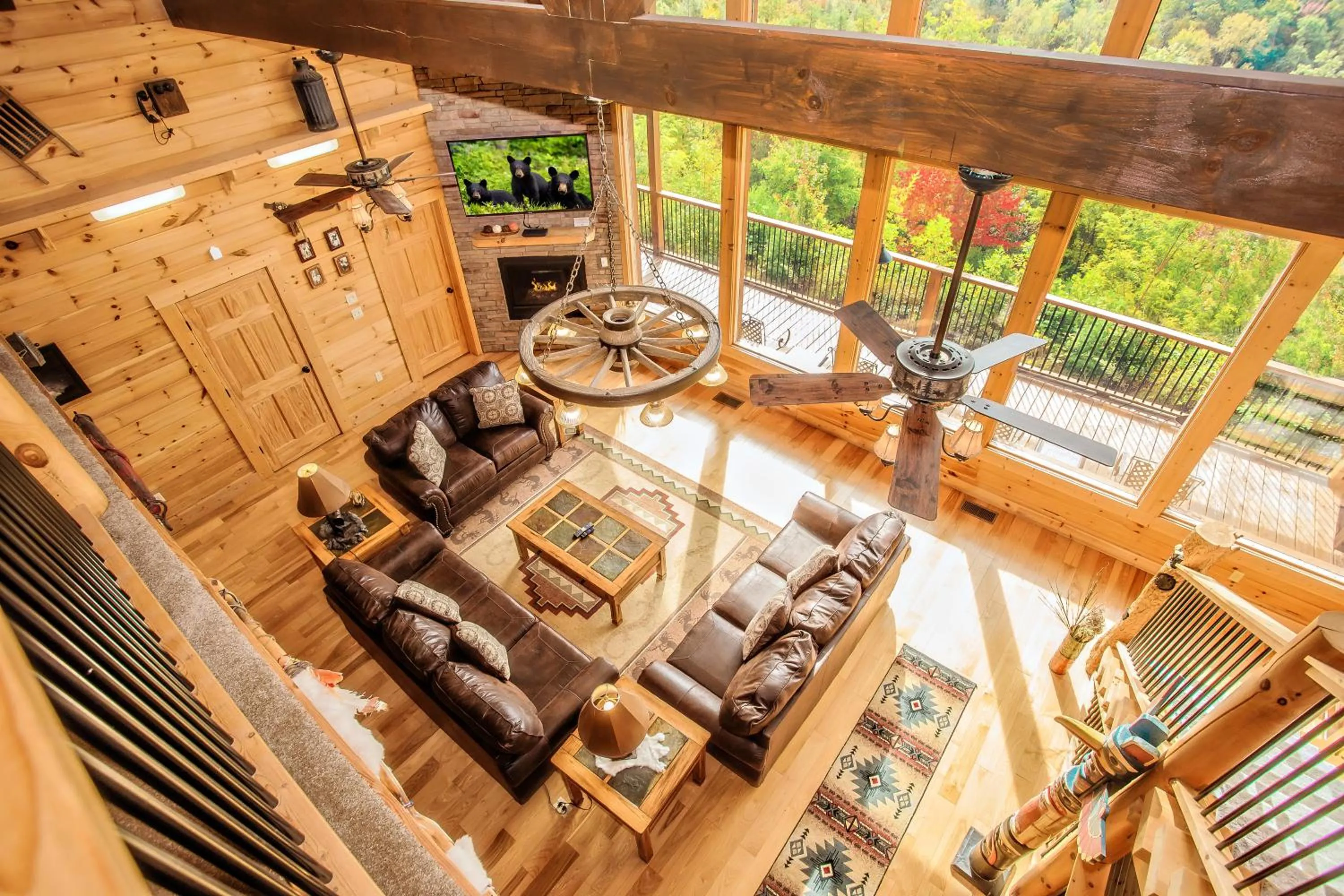 Living room in Star Dancer Cabin