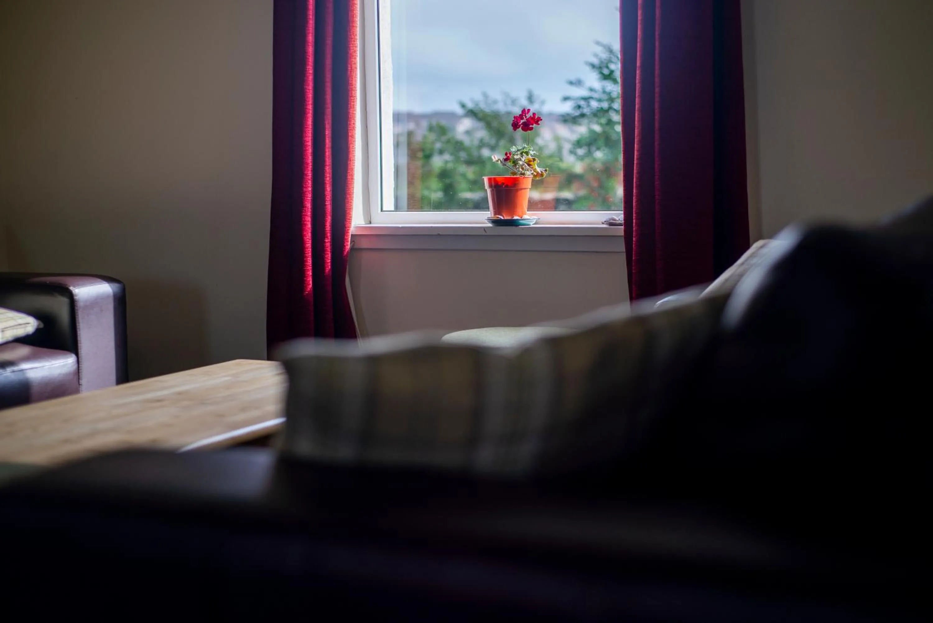 Seating area in Kirkwall Youth Hostel
