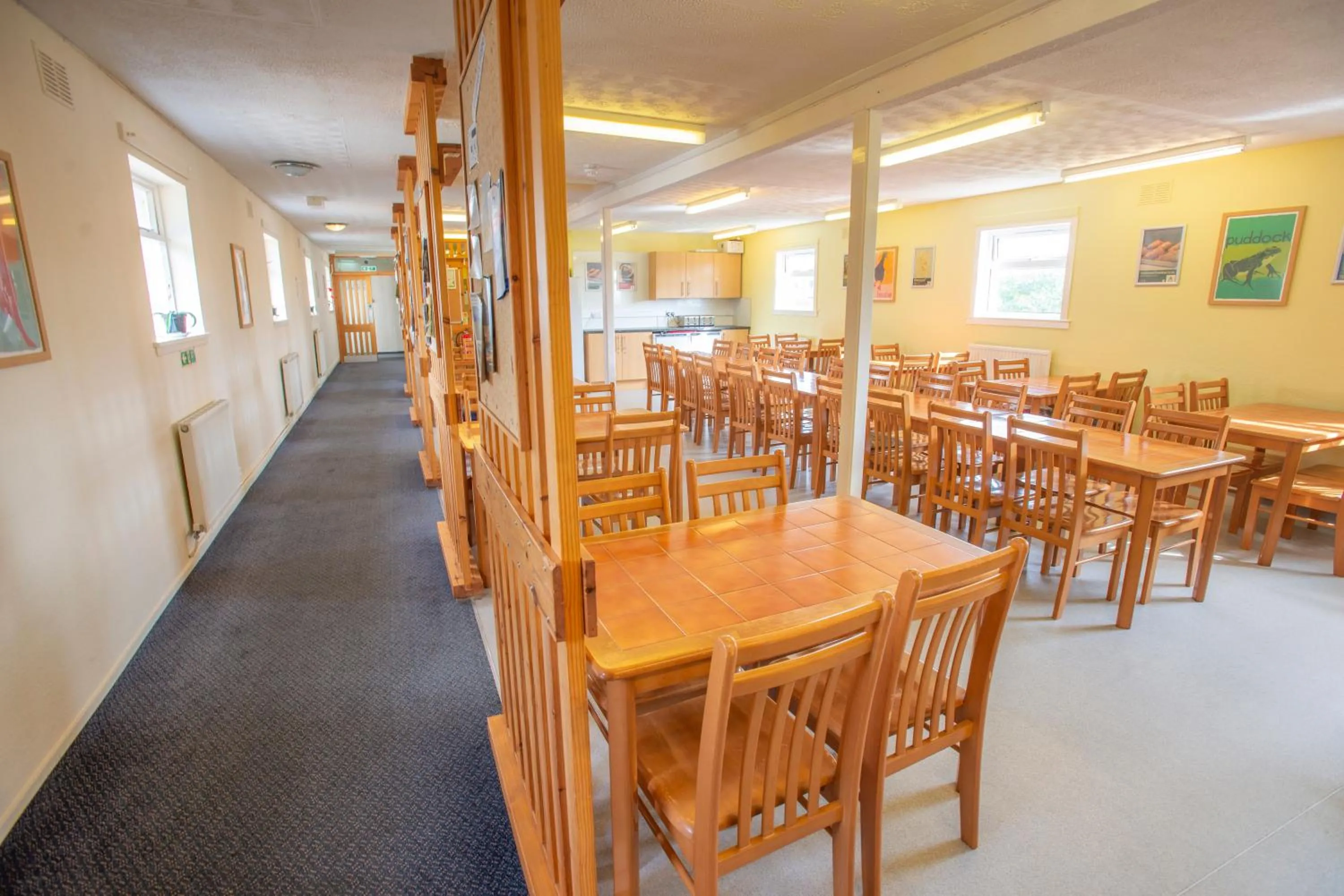 Dining area in Kirkwall Youth Hostel