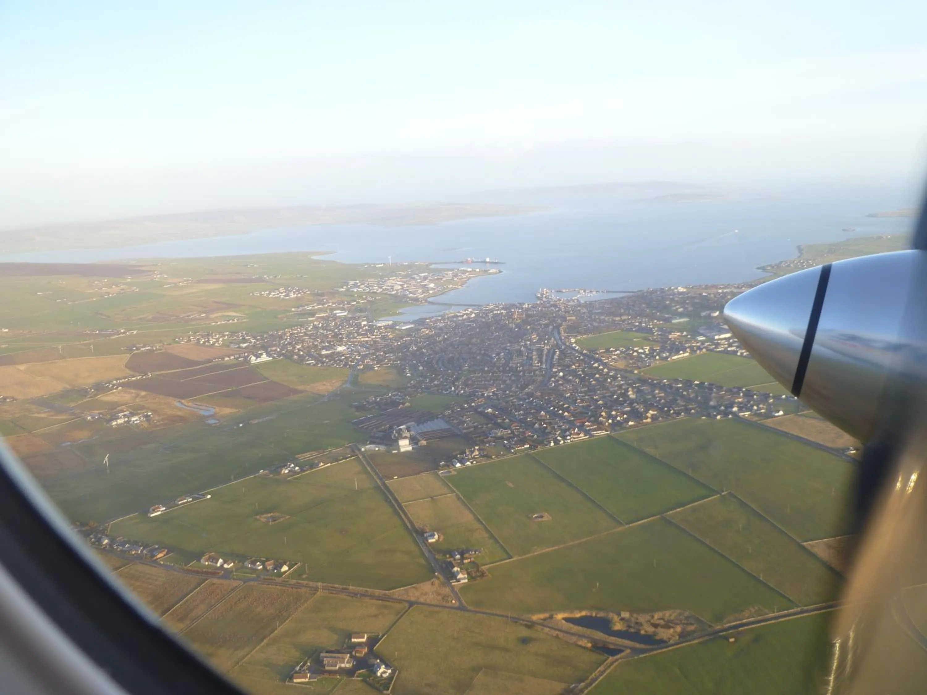 Bird's eye view in Kirkwall Youth Hostel
