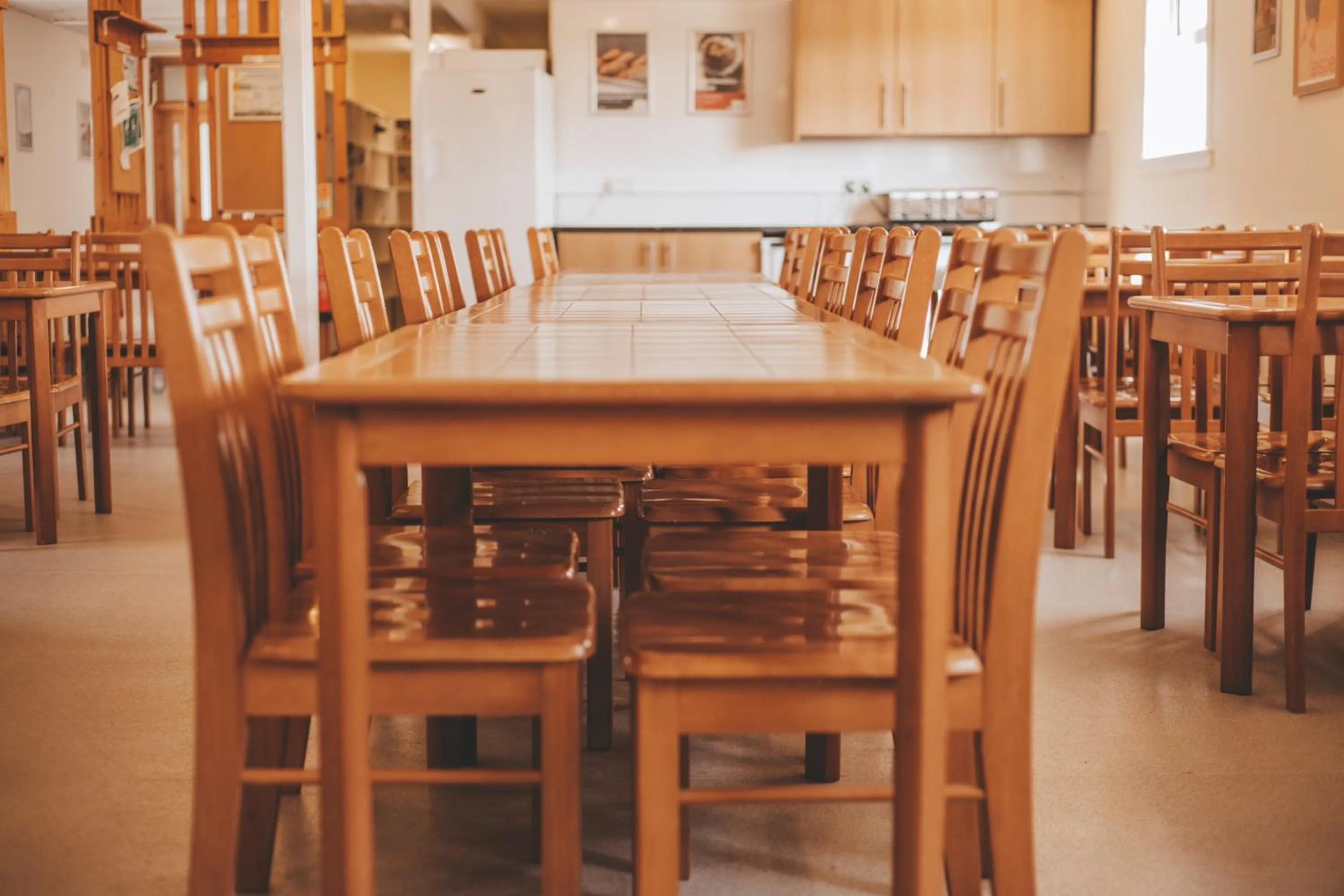 Dining area in Kirkwall Youth Hostel