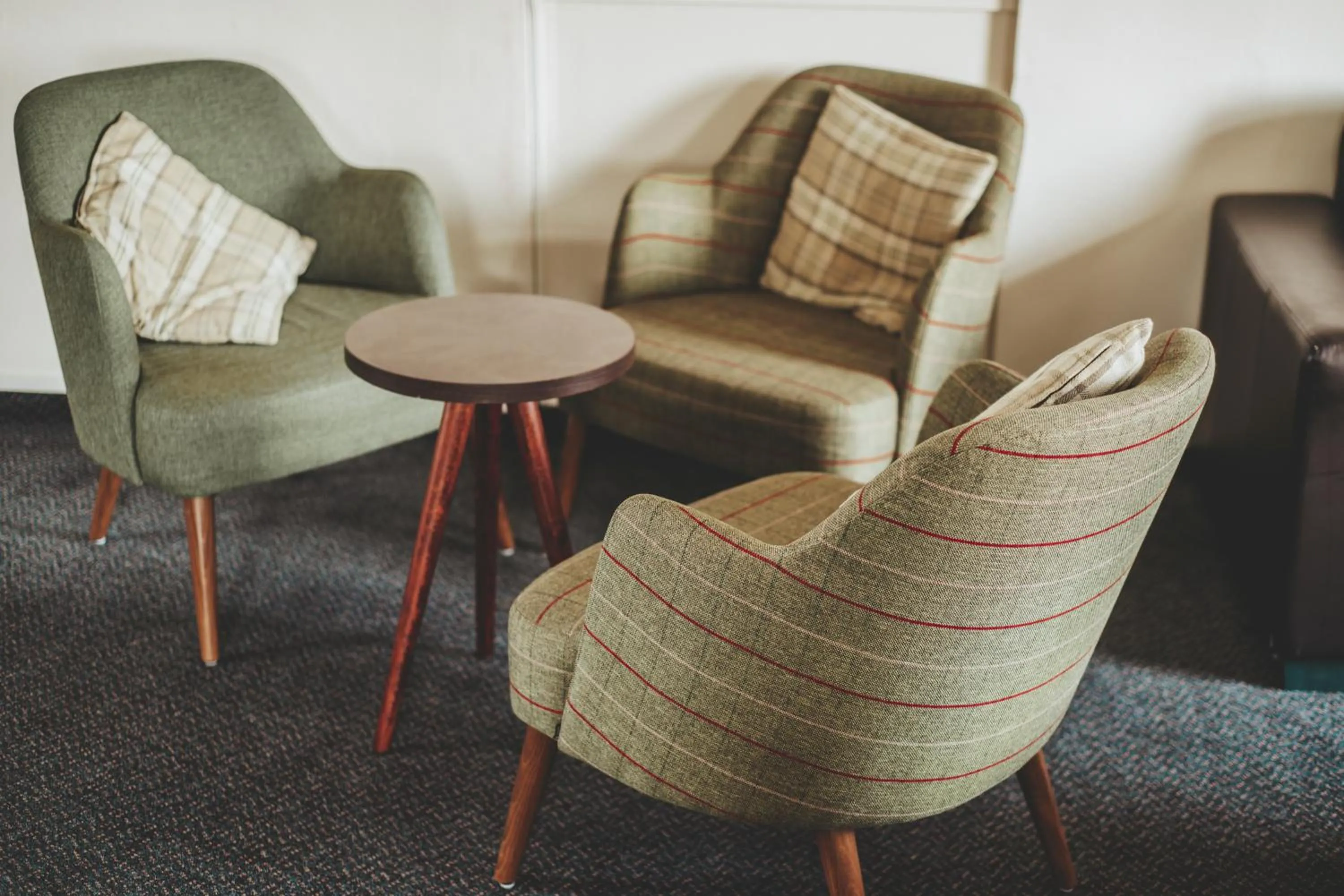 Seating area in Kirkwall Youth Hostel